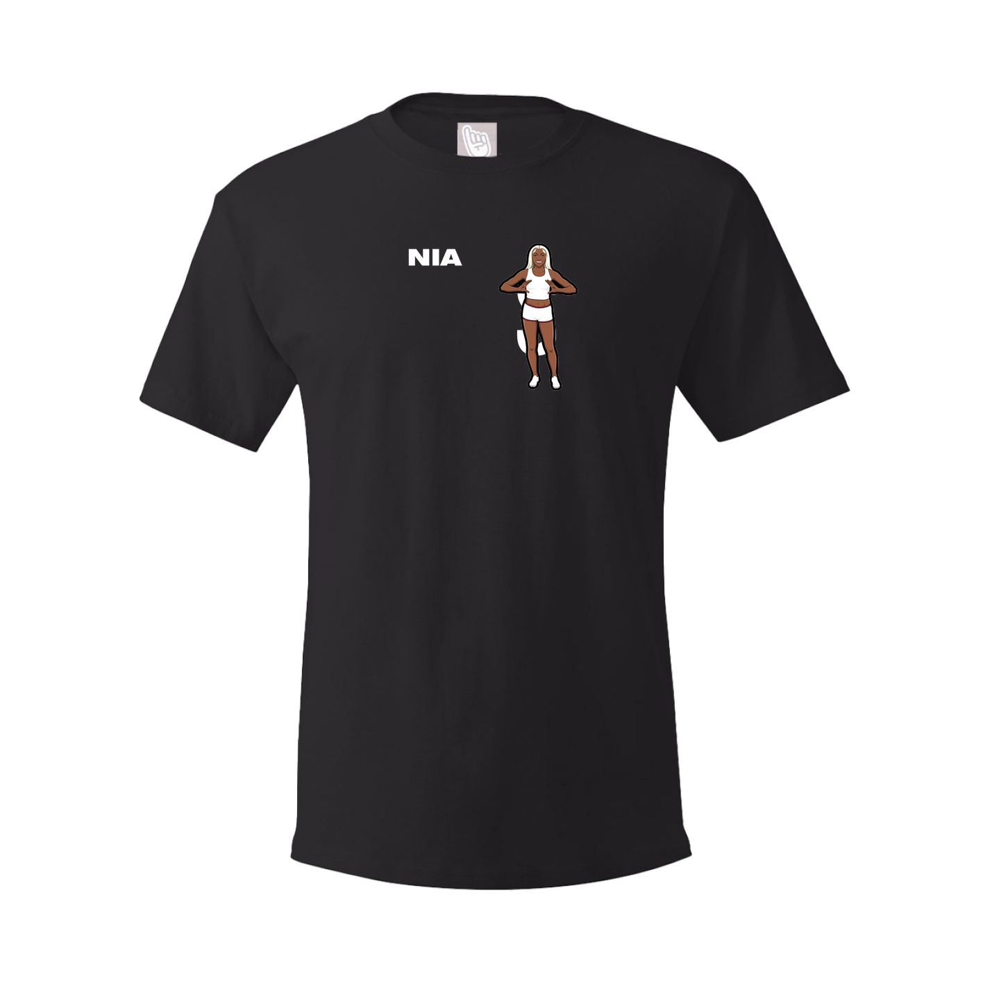 Youth Tee — Player Name in Black