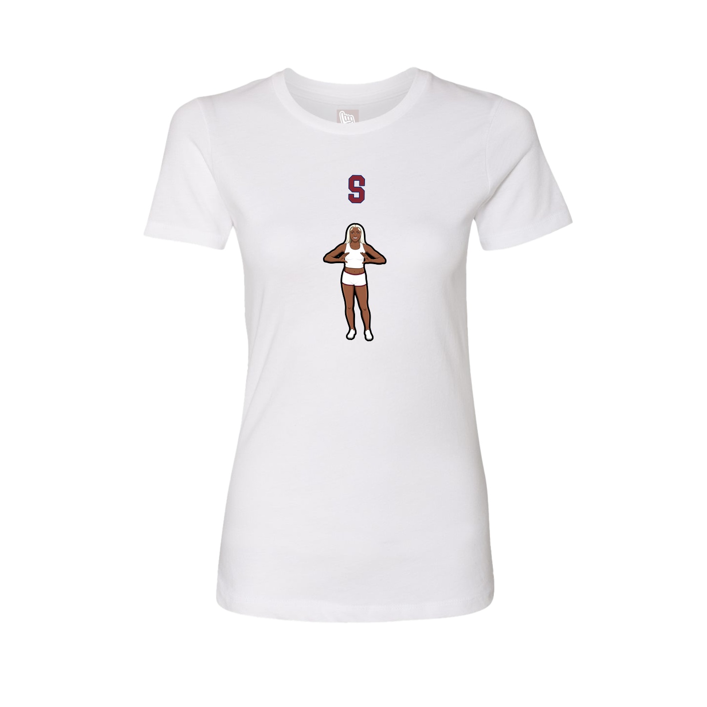 Womens Tee — Shirsey Arch in White
