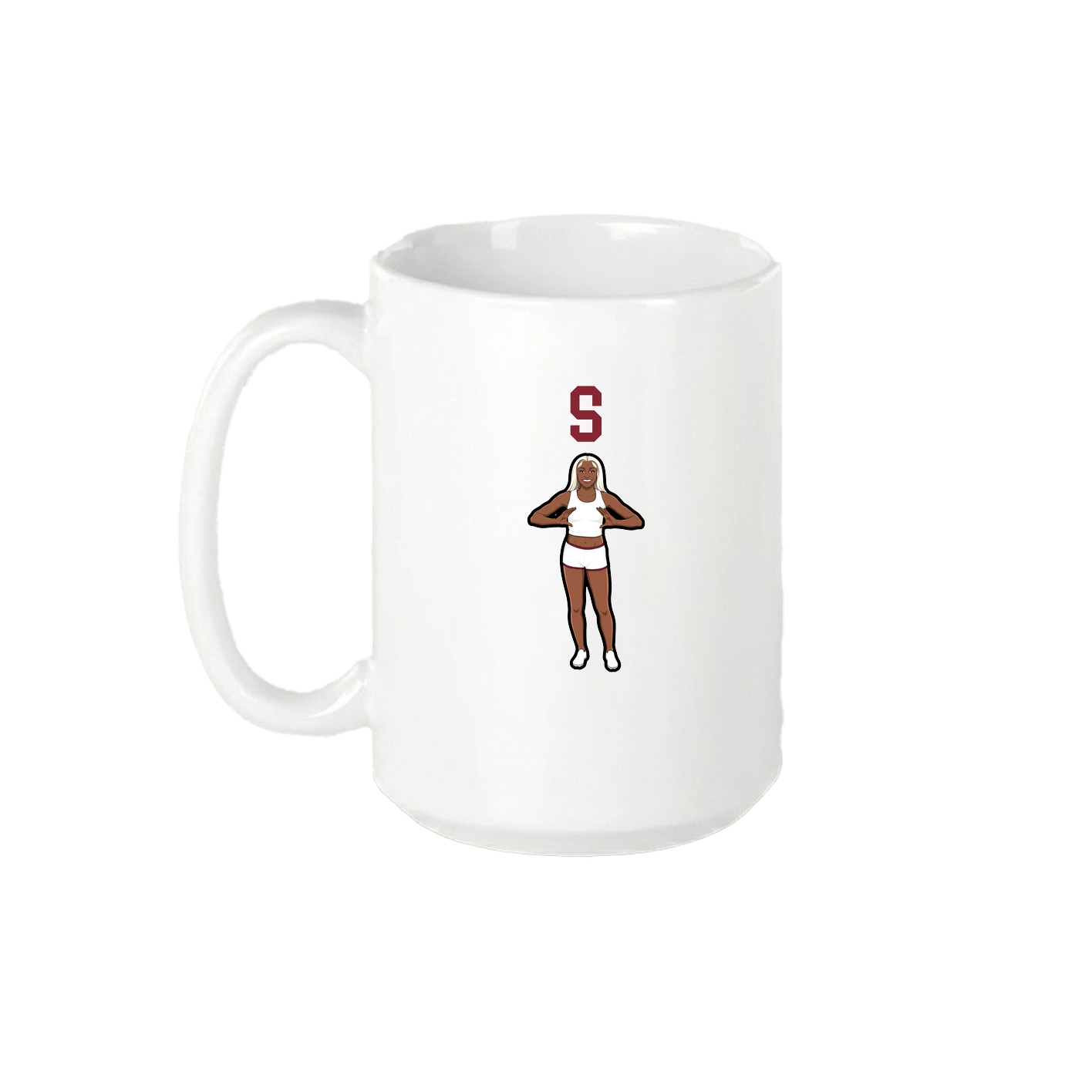 15oz Coffee Mug — Shirsey in White