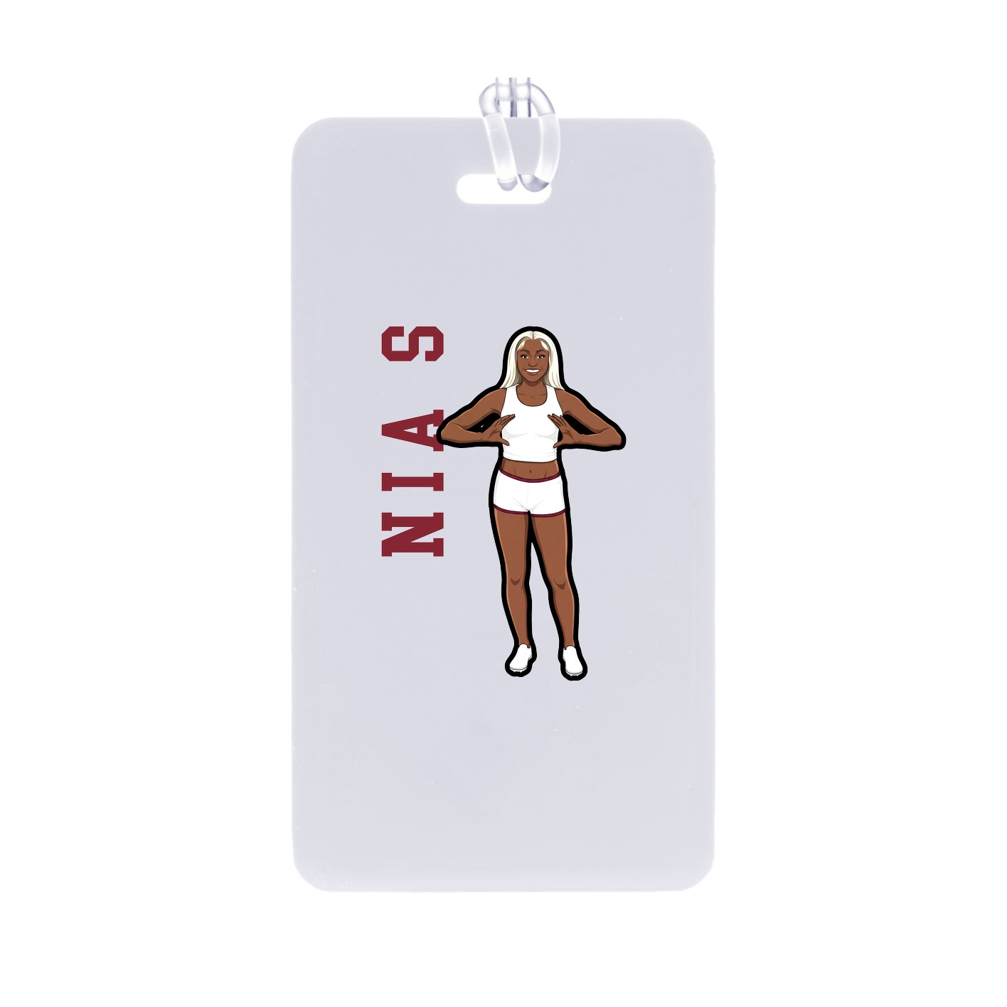 Bag Tag — Name Vertical in Classic