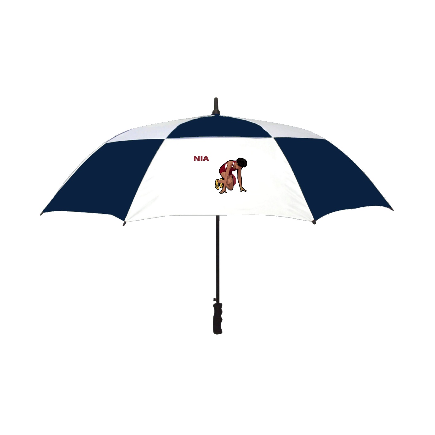 Golf Umbrella — Player Name in Navy