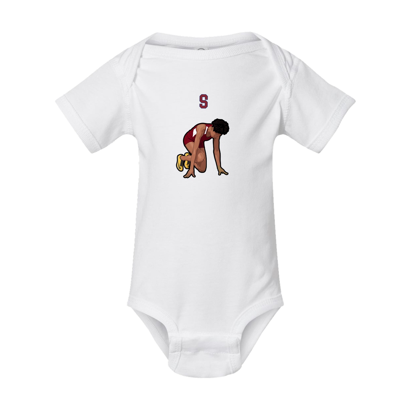 Baby Onesie — Shirsey Arch in White
