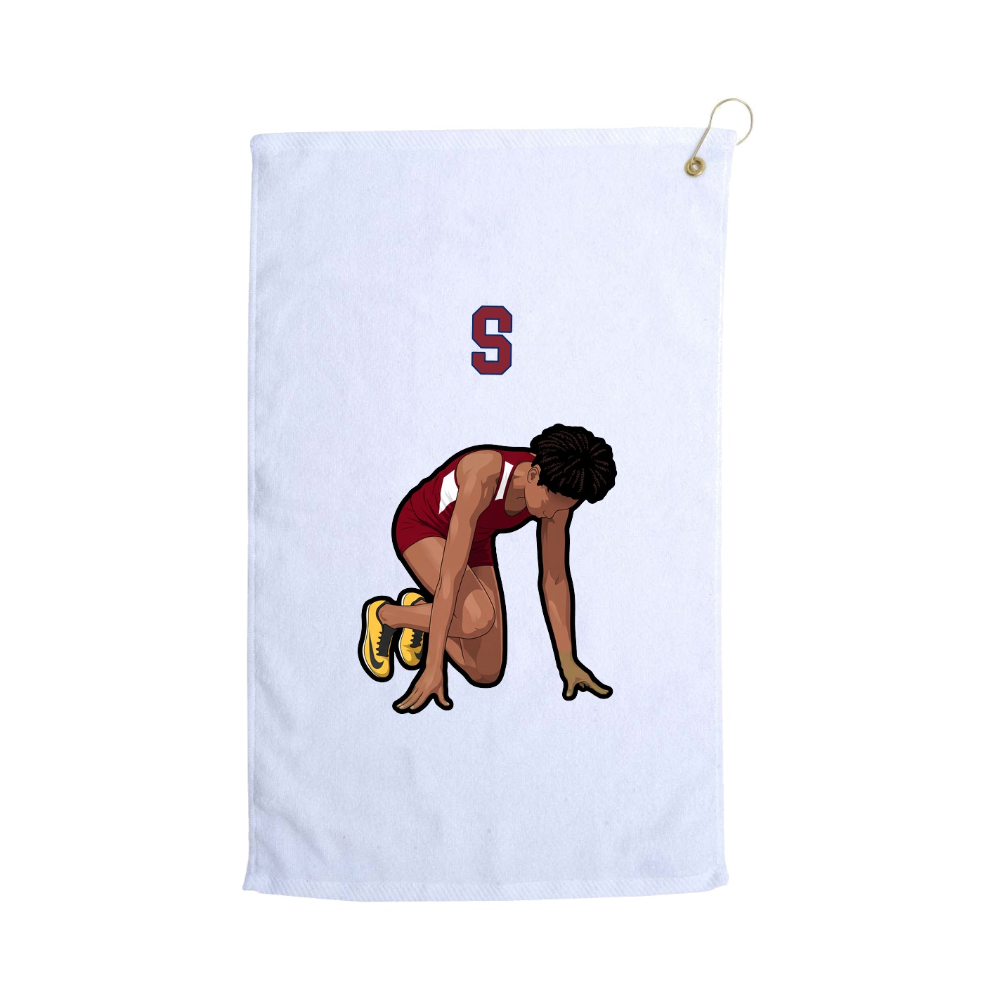 Golf Towel — Shirsey Arch in White