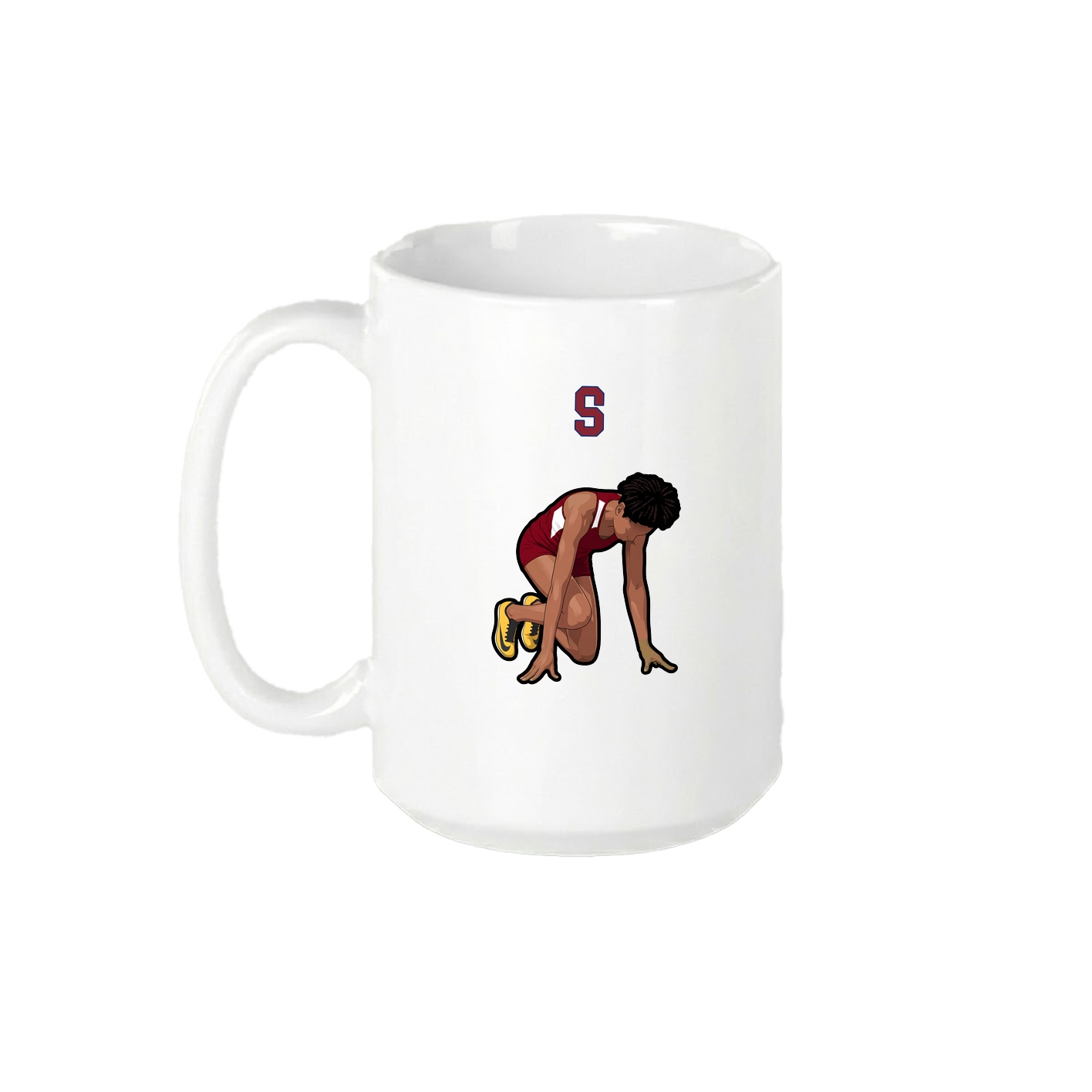15oz Coffee Mug — Shirsey Arch in White