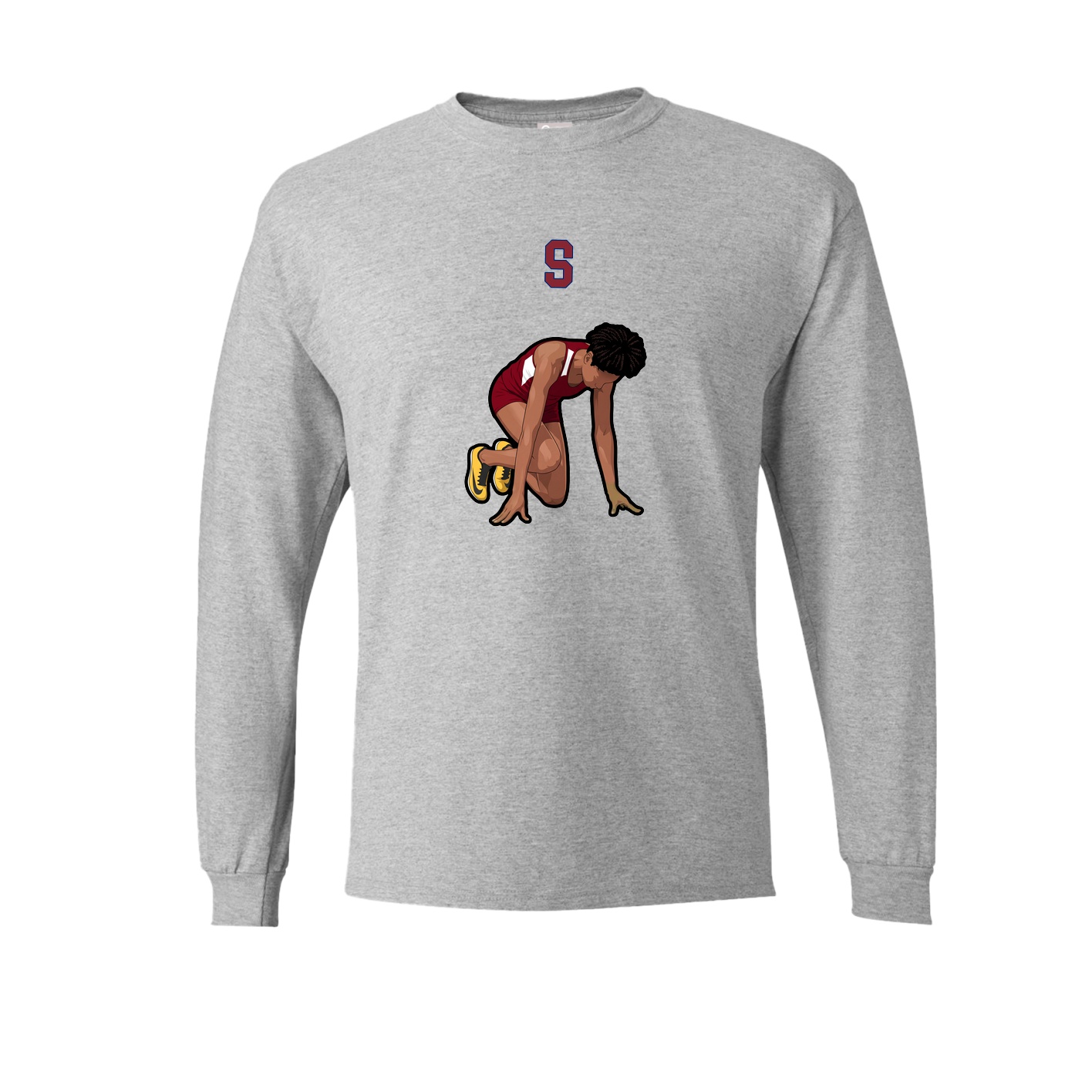Long Sleeve Tee — Shirsey Arch in Grey