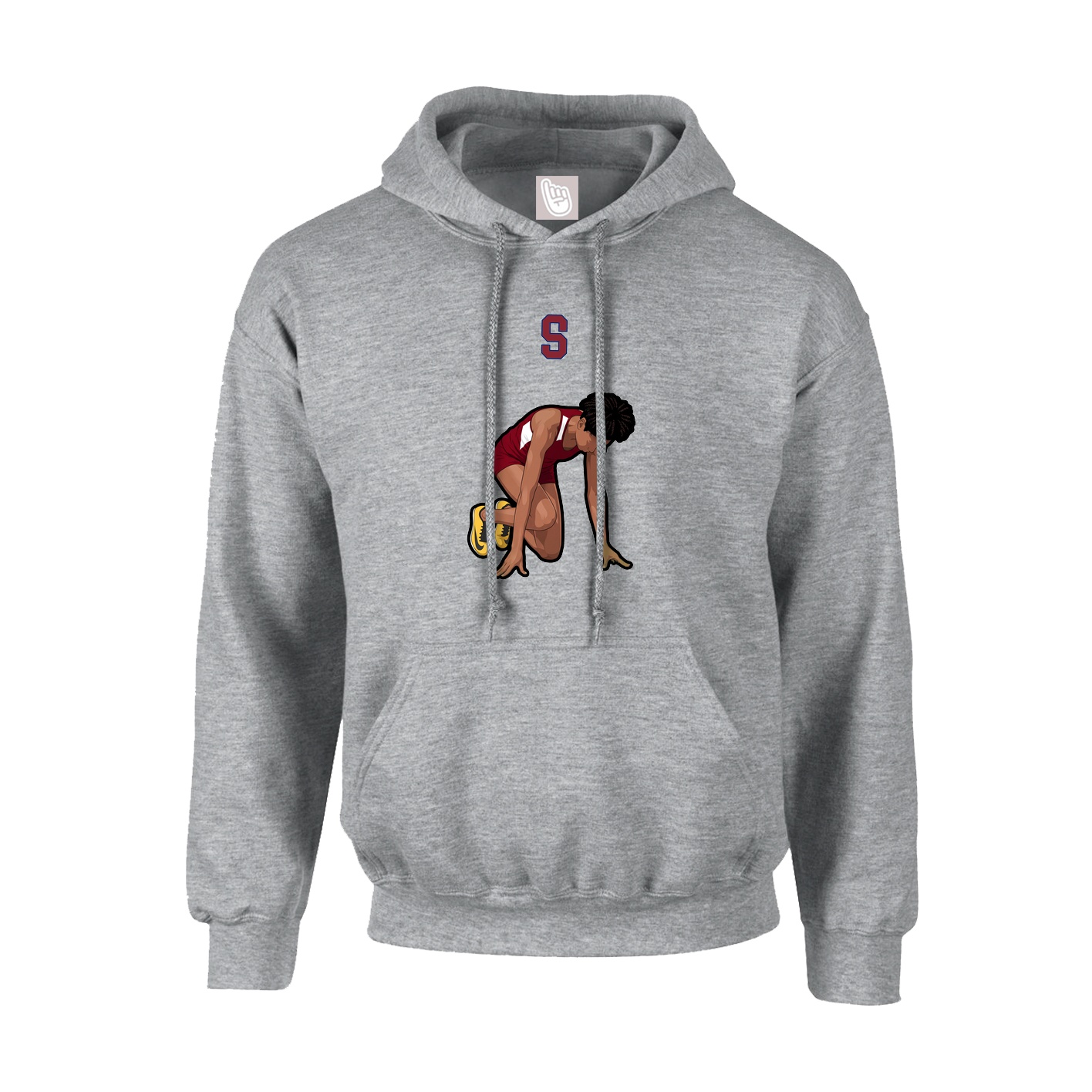 Youth Hoodie — Shirsey Arch in Grey