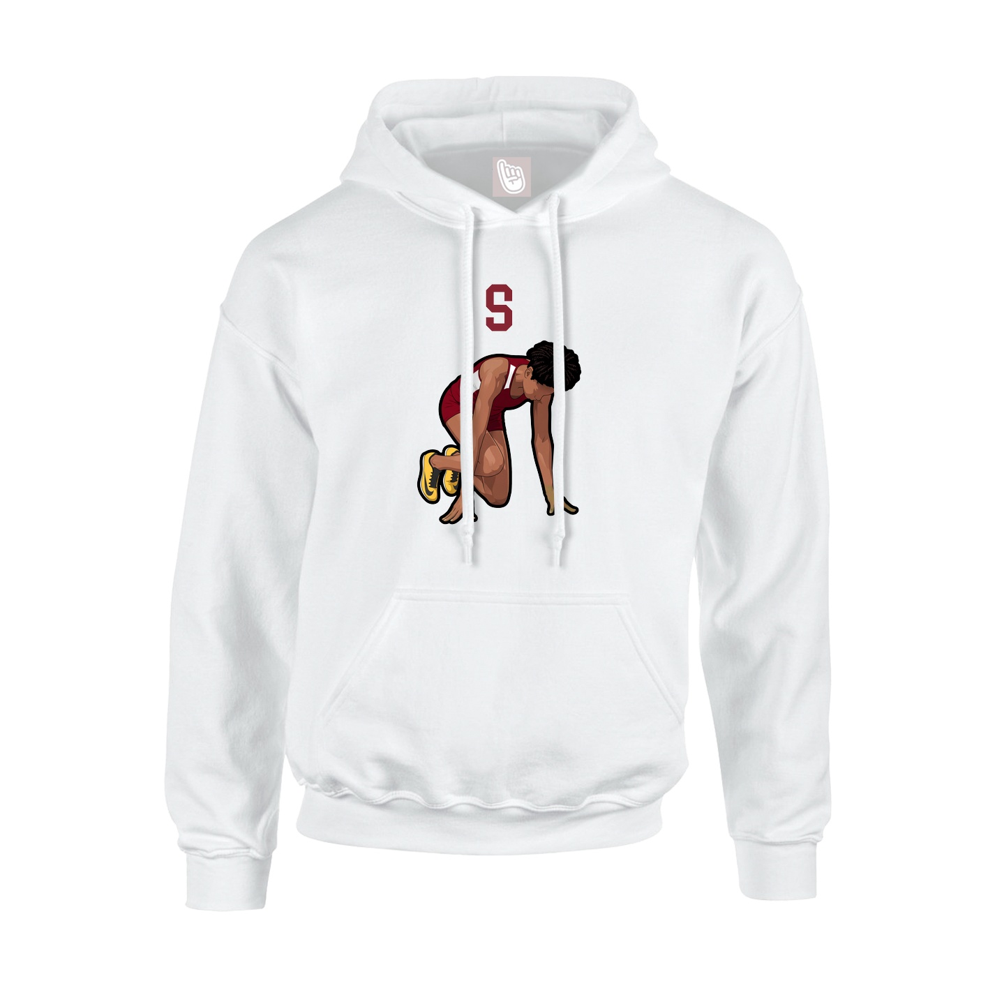 Hoodie — Shirsey in White