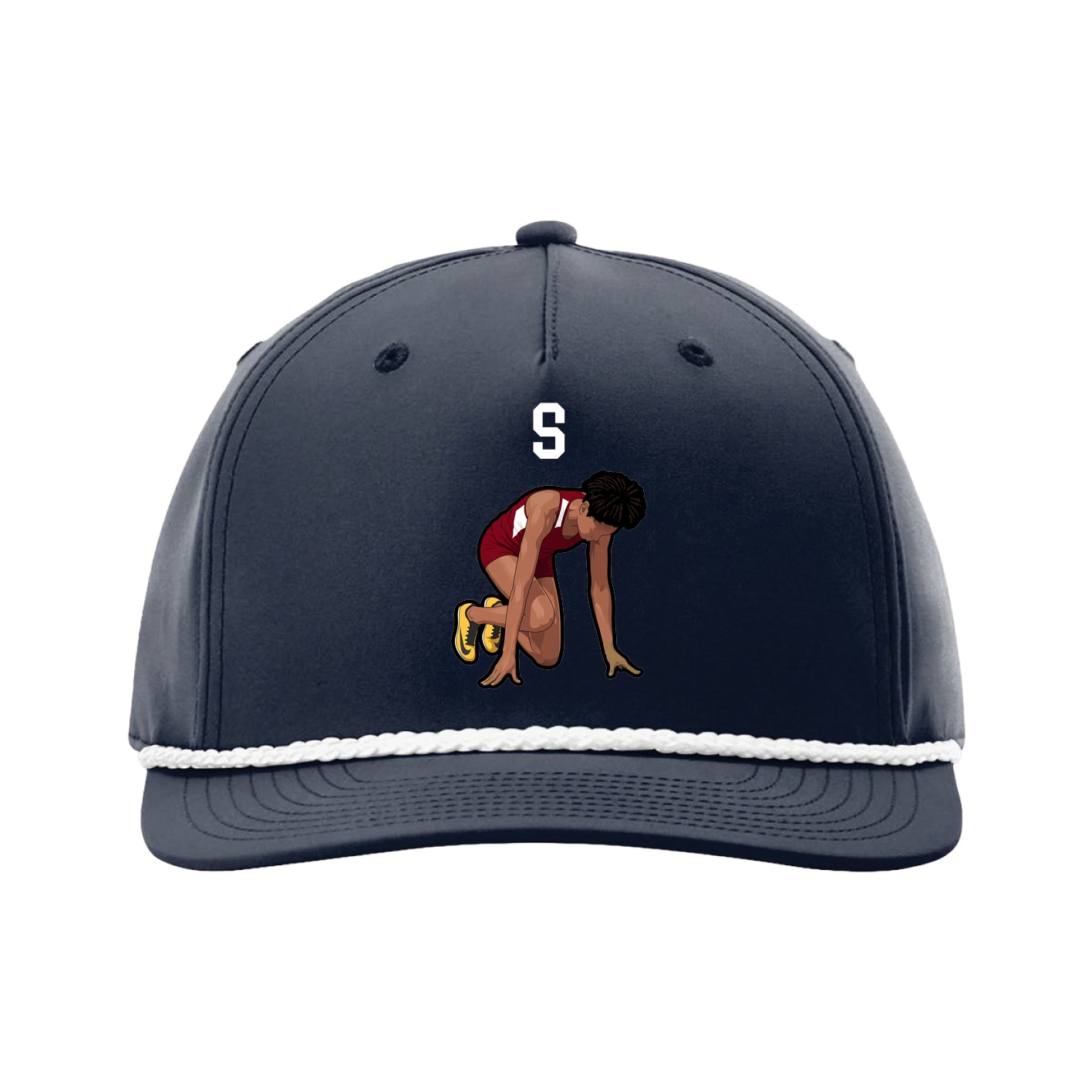 Five-Panel Classic Rope Cap — Shirsey in Navy