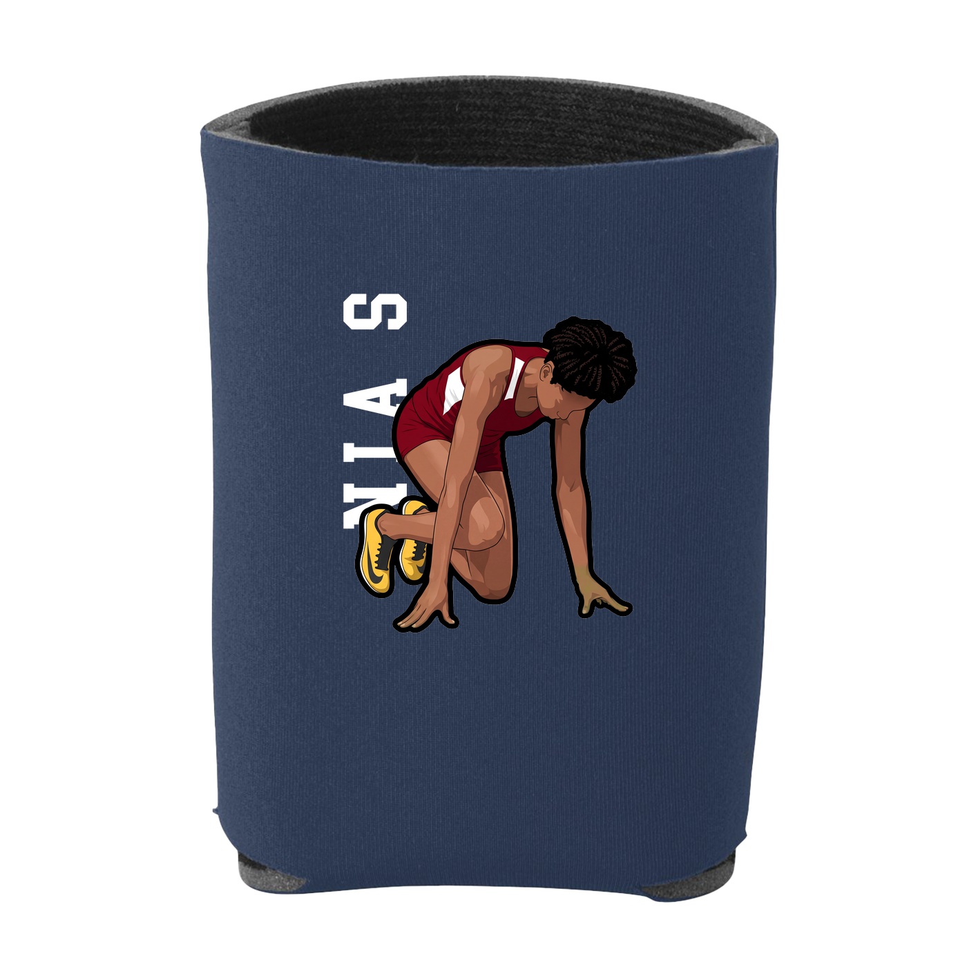 Can Holder — Name Vertical in Navy