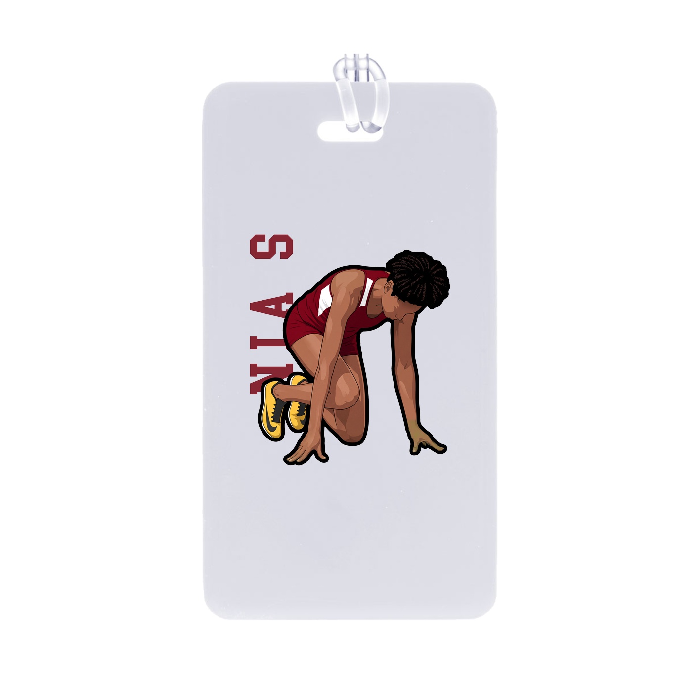 Bag Tag — Name Vertical in Classic
