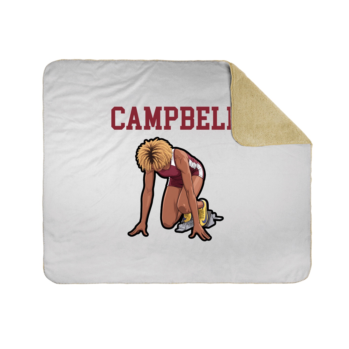 Throw Blanket — Shirsey in White
