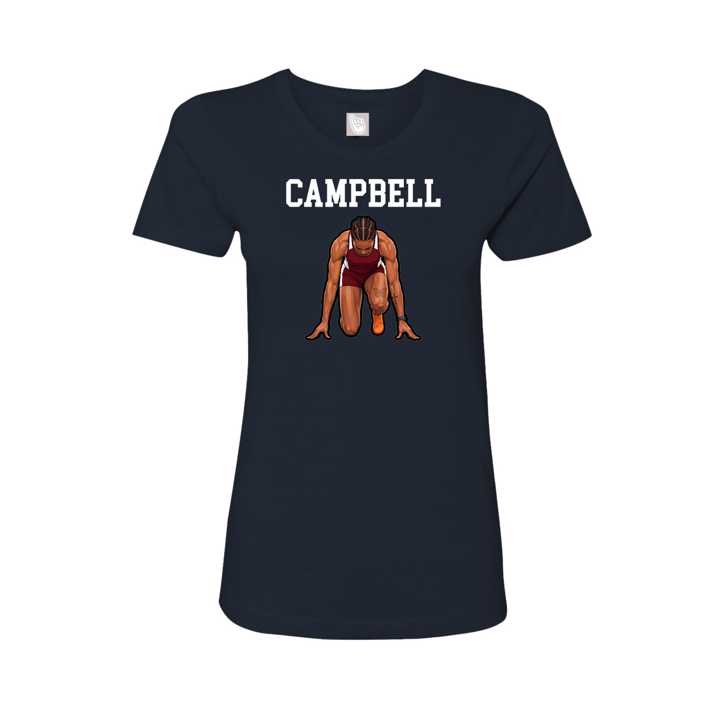 Fitted Women's Tee — Shirsey in Navy