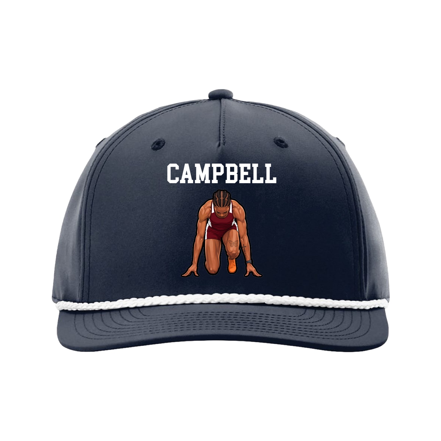 Five-Panel Classic Rope Cap — Shirsey in Navy