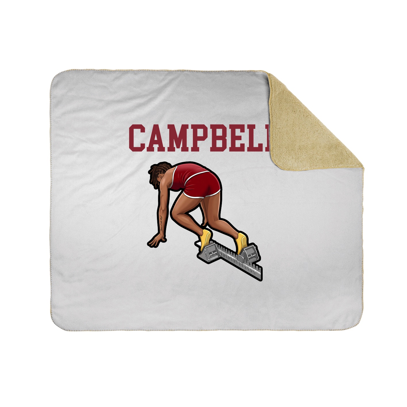 Throw Blanket — Shirsey in White