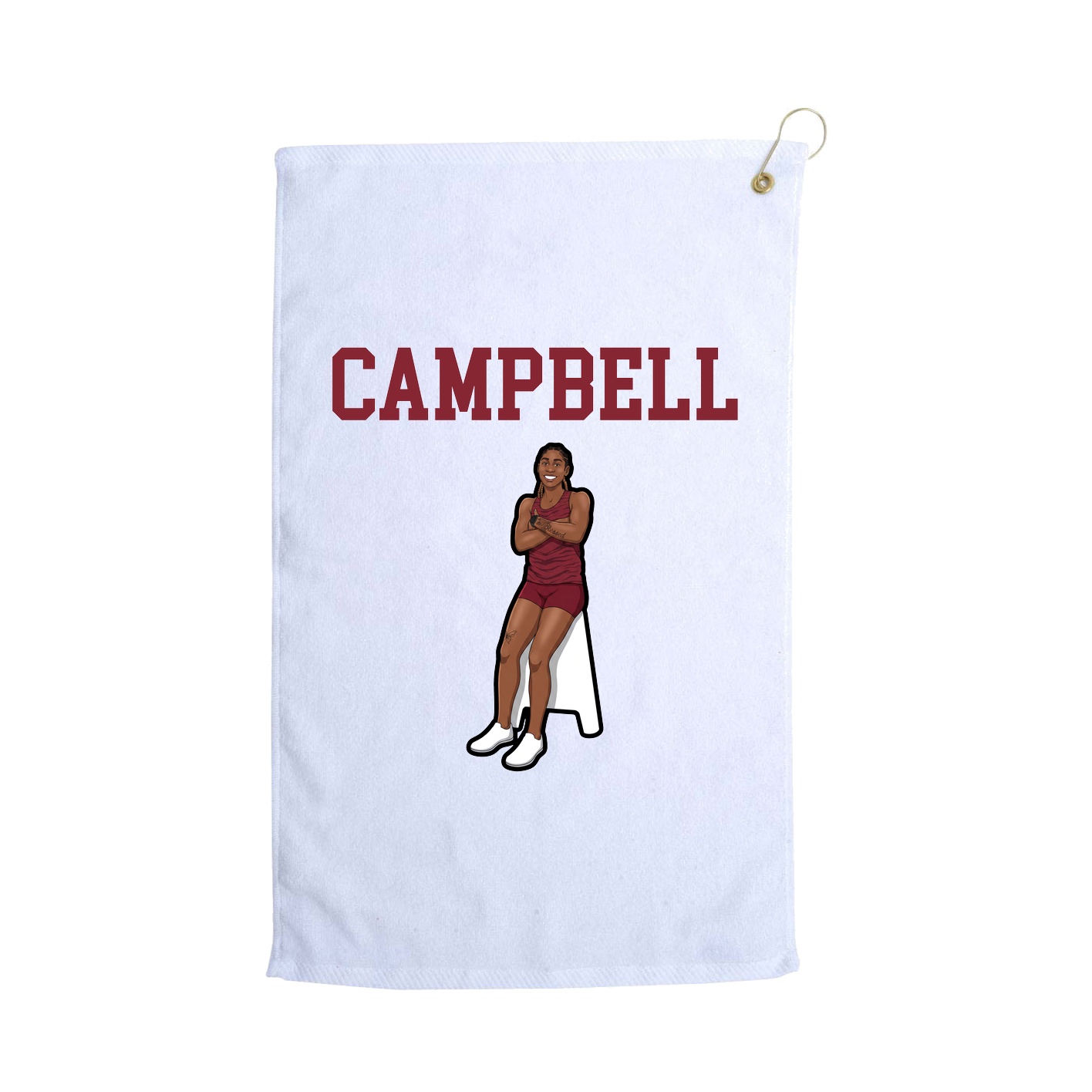 Golf Towel — Shirsey in White