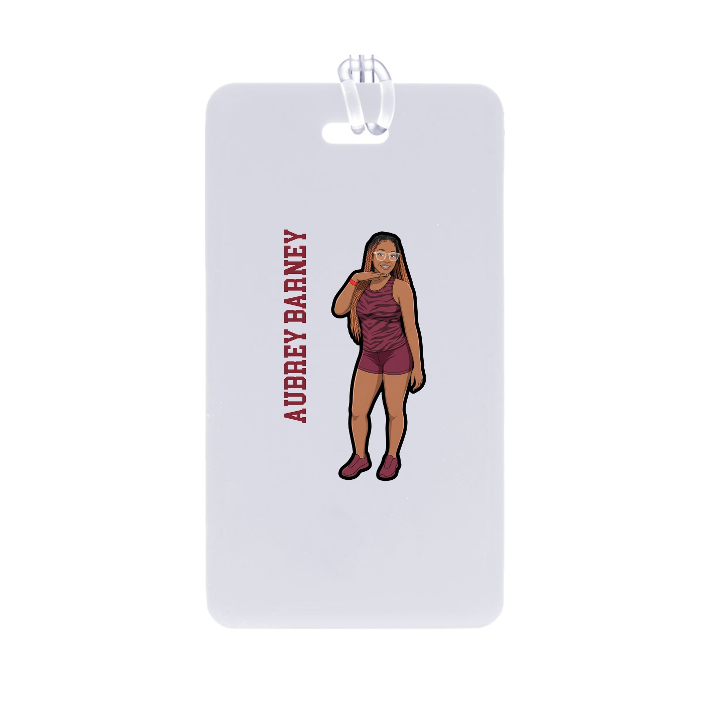 Bag Tag — Name Vertical in Classic