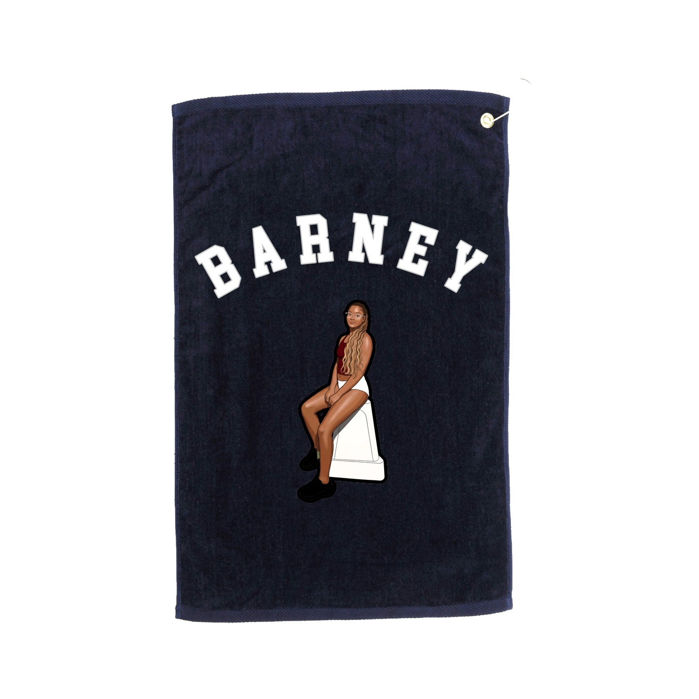 Golf Towel — Shirsey Arch in Navy
