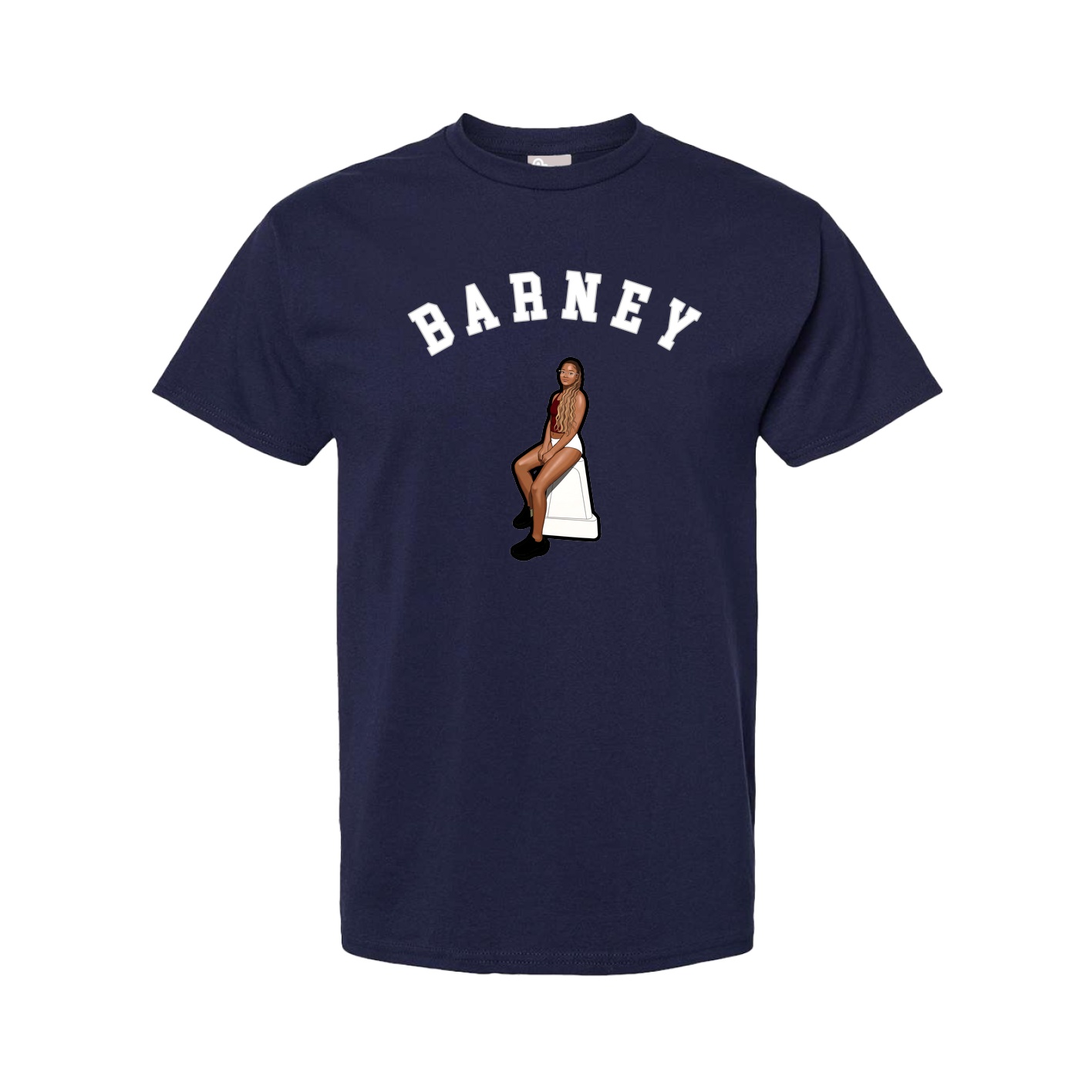 Youth Tee — Shirsey Arch in Navy