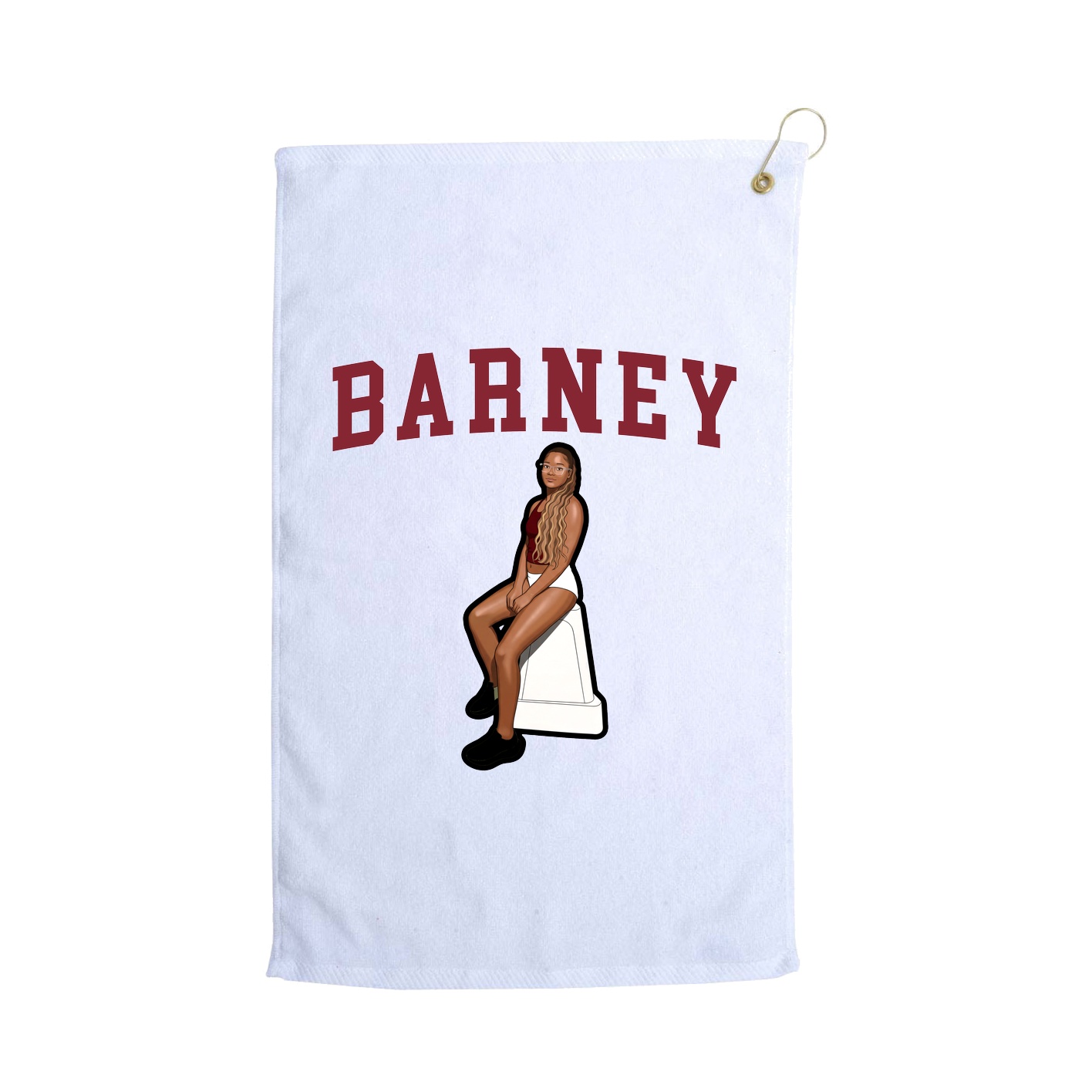 Golf Towel — Shirsey in White
