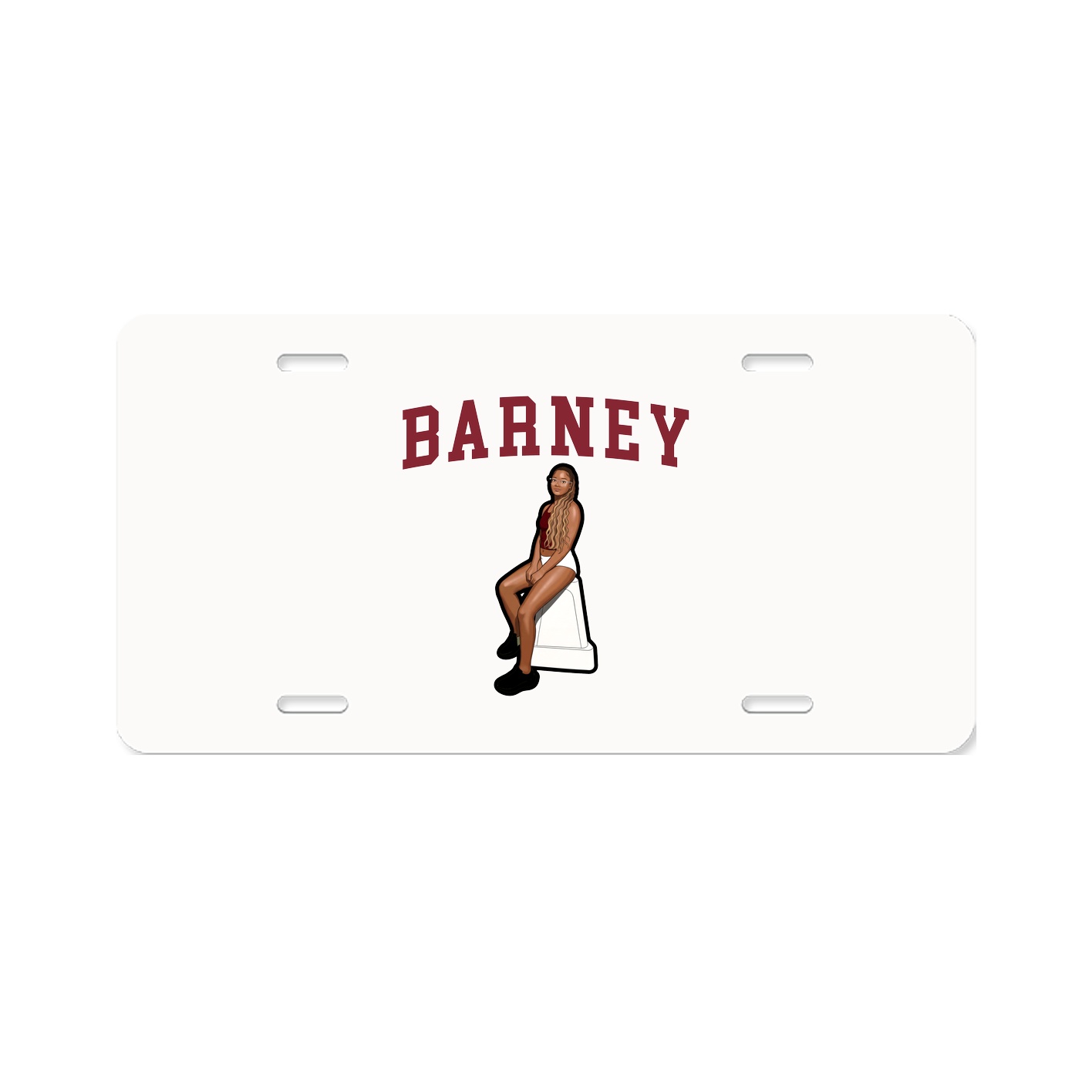 License Plate — Shirsey in Classic