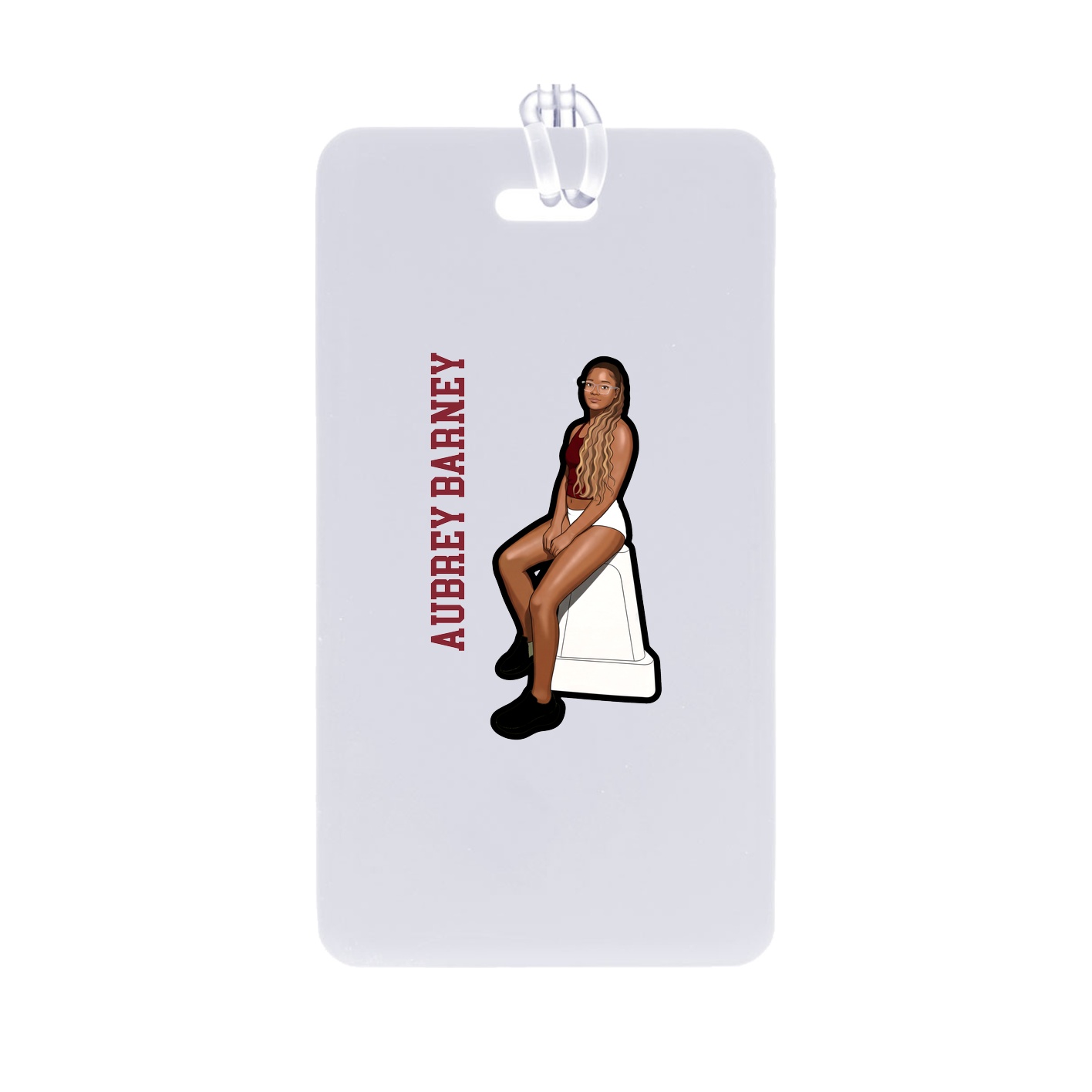 Bag Tag — Name Vertical in Classic