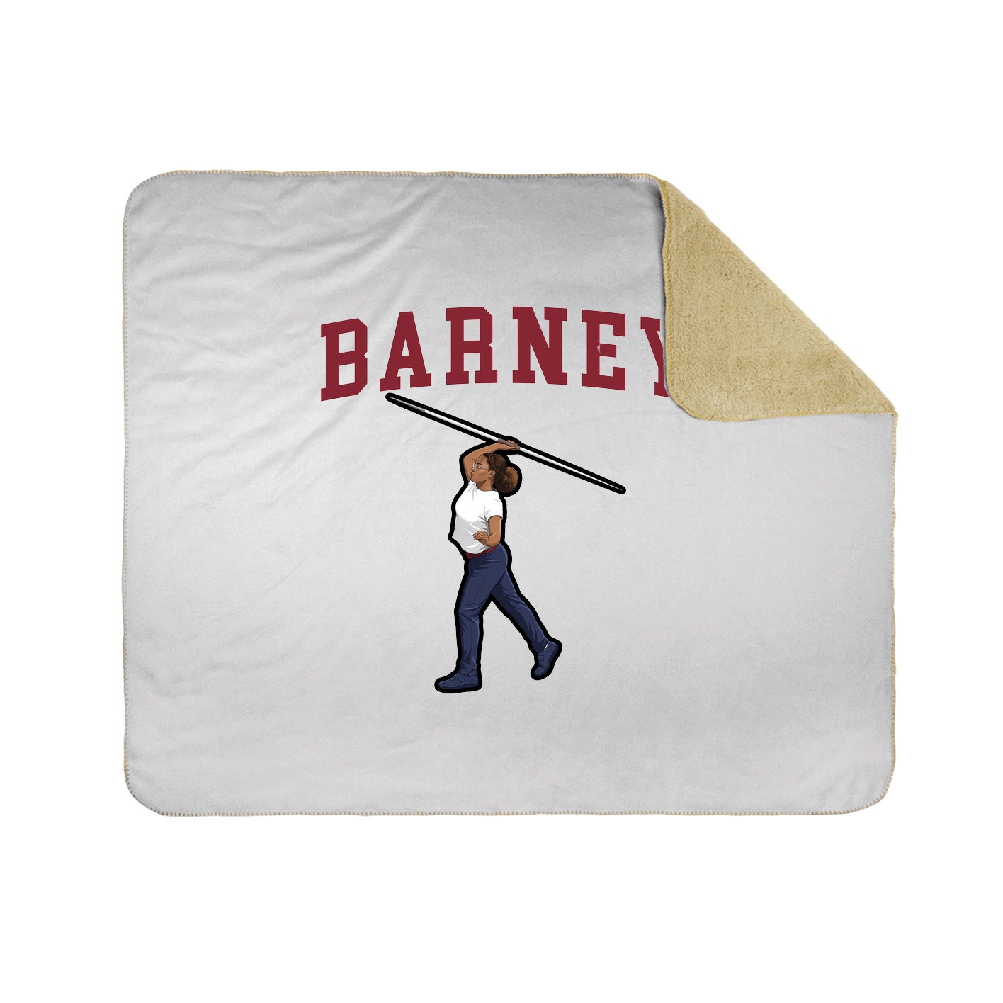 Throw Blanket — Shirsey in White
