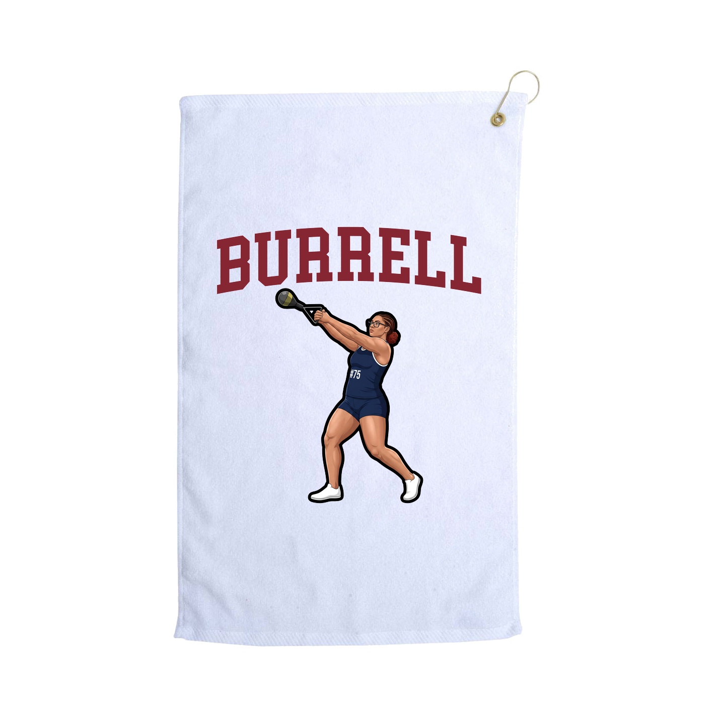 Golf Towel — Shirsey in White