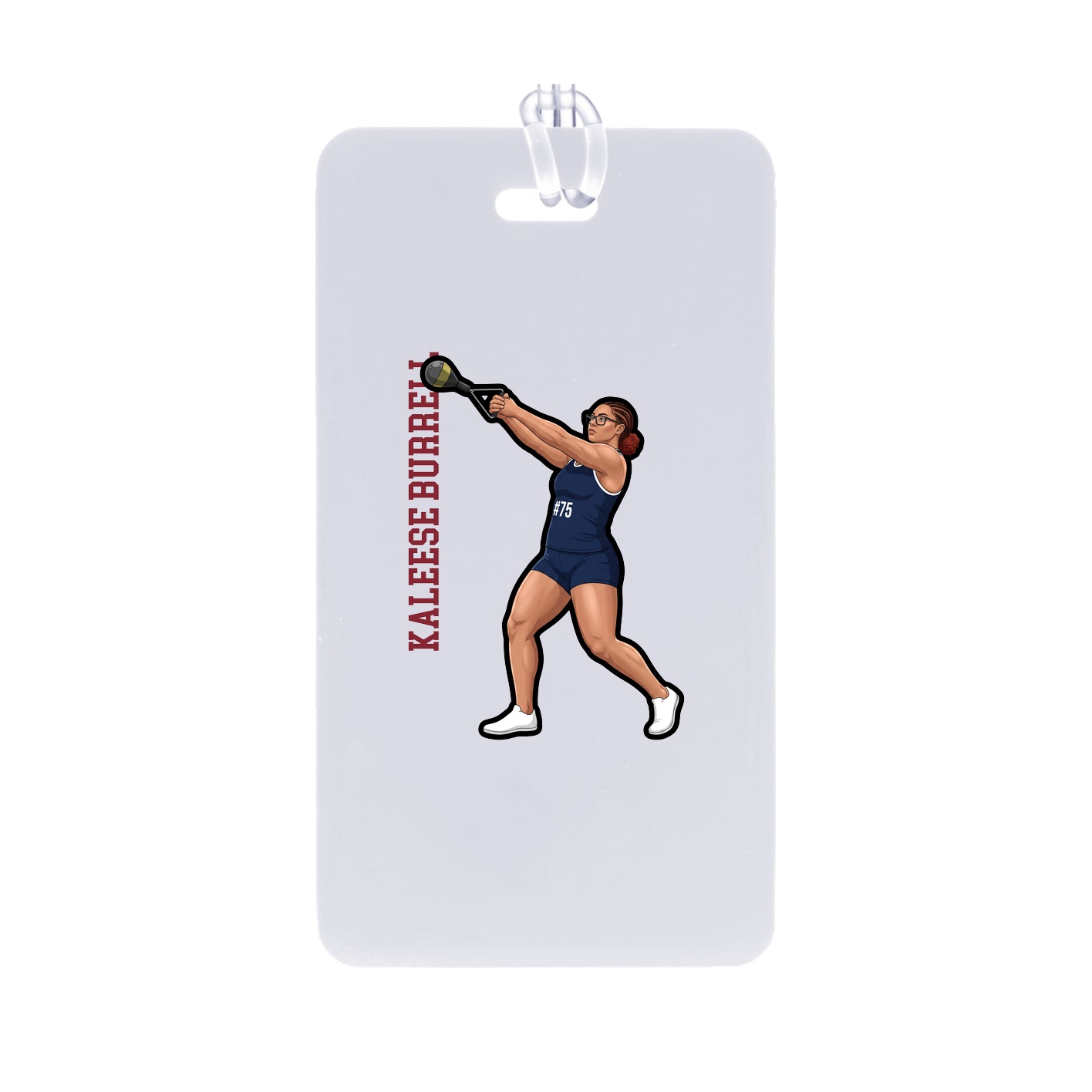 Bag Tag — Name Vertical in Classic