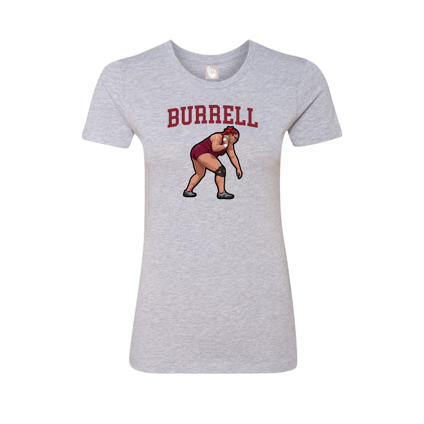 Fitted Women's Tee — Shirsey in Grey
