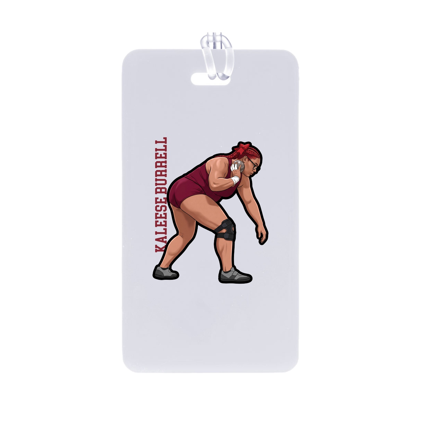 Bag Tag — Name Vertical in Classic