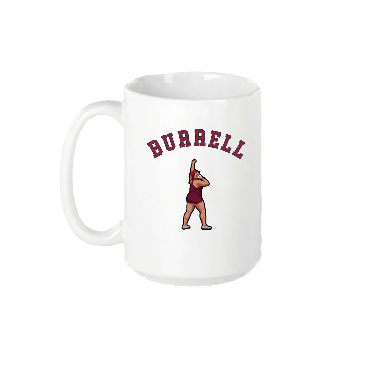 15oz Coffee Mug — Shirsey Arch in White