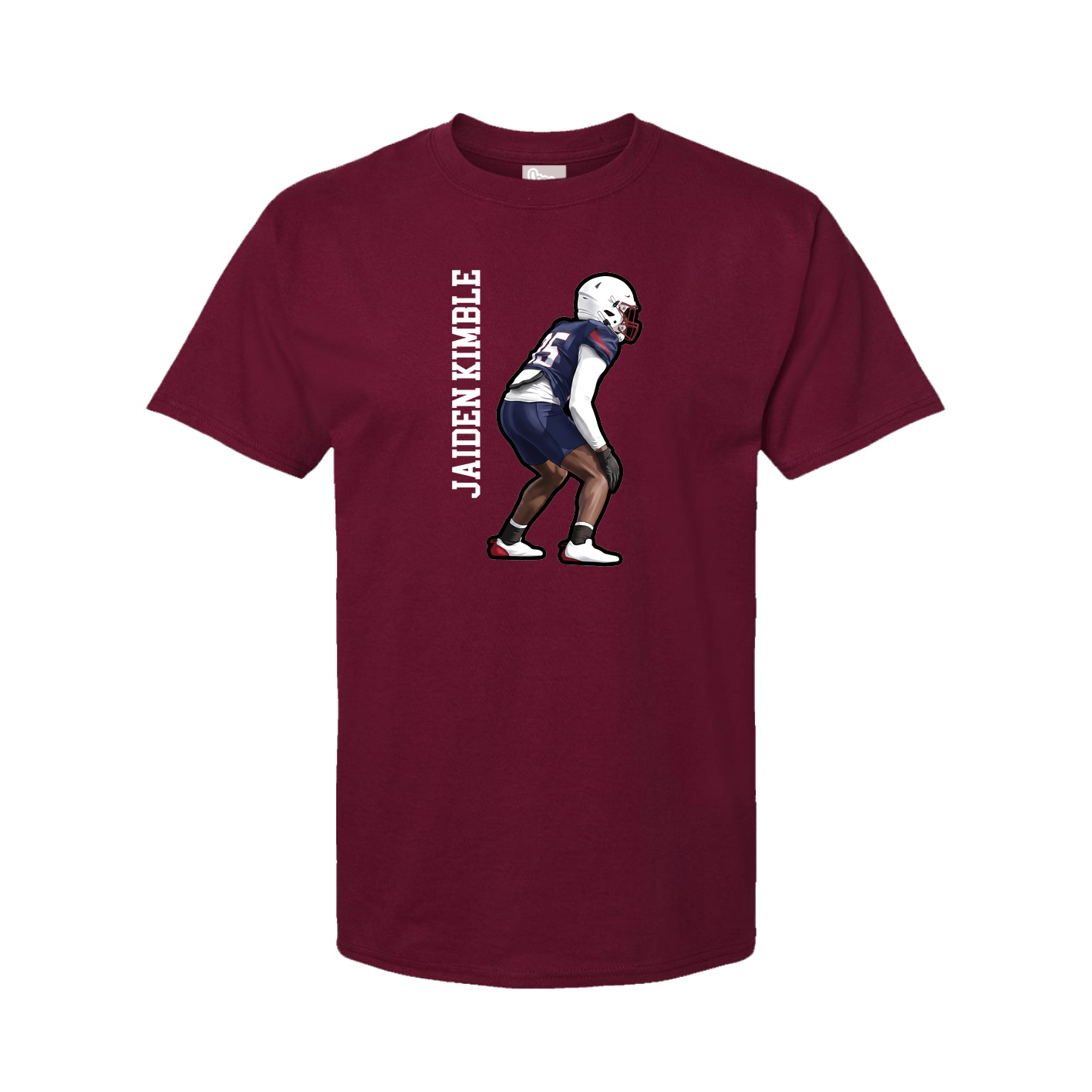 Tee — Name Vertical in Cardinal