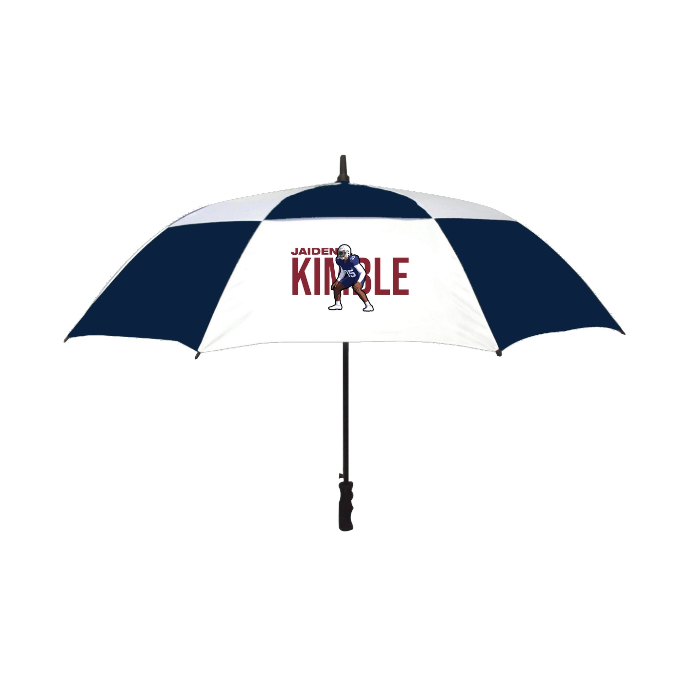 Golf Umbrella — Player Name in Navy