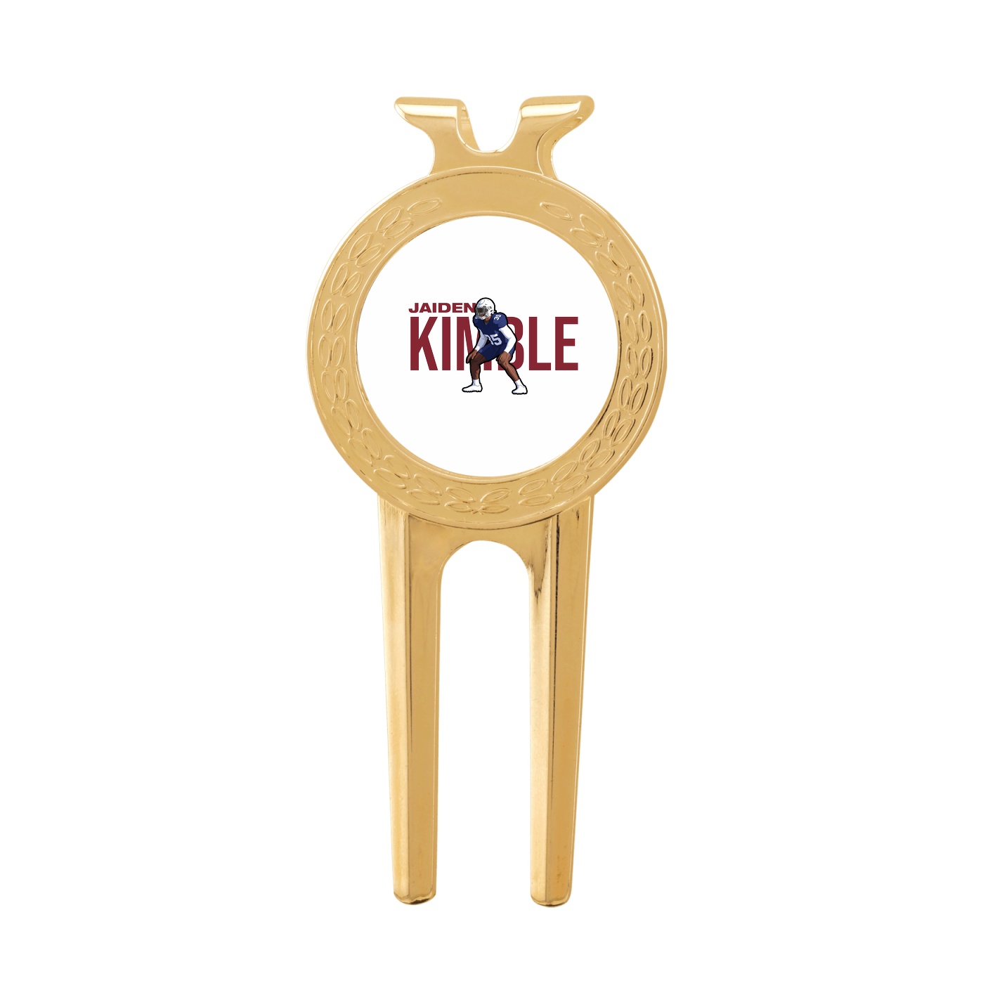 Divot Tool with Ball Marker — Player Name in Classic