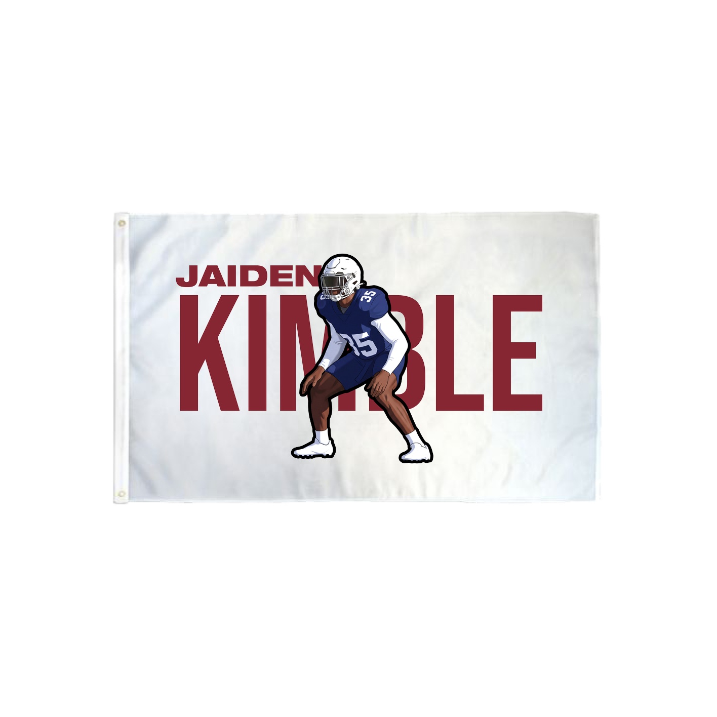 3x5 Flag — Player Name in Classic