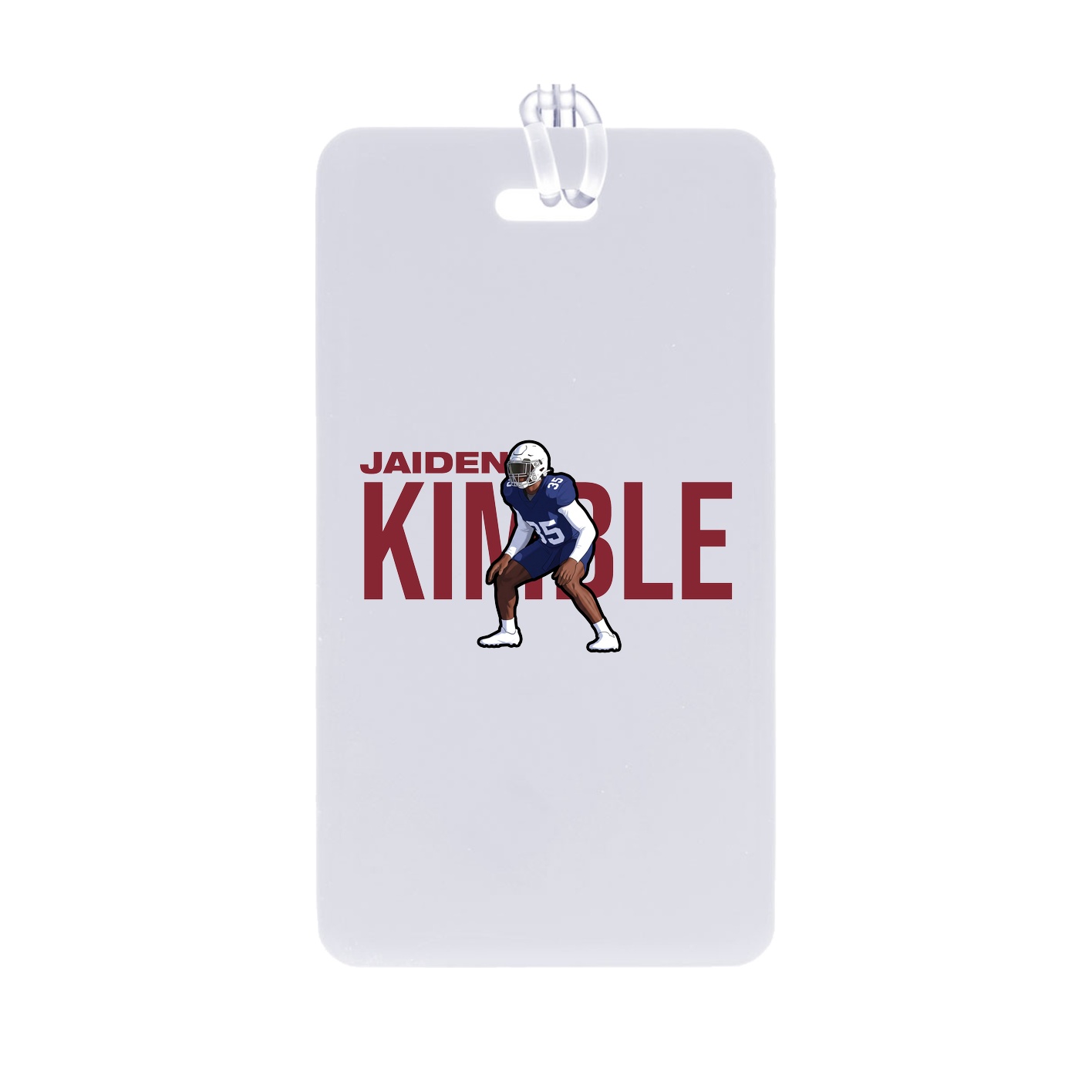Bag Tag — Player Name in Classic