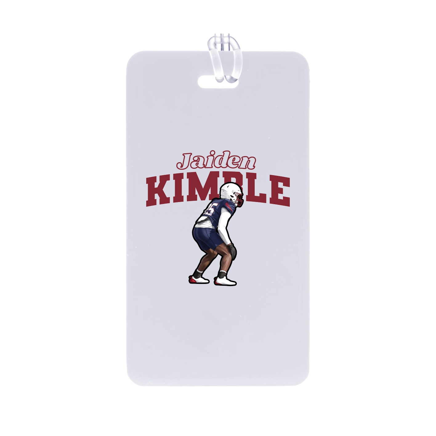 Bag Tag — Name Arch in Classic
