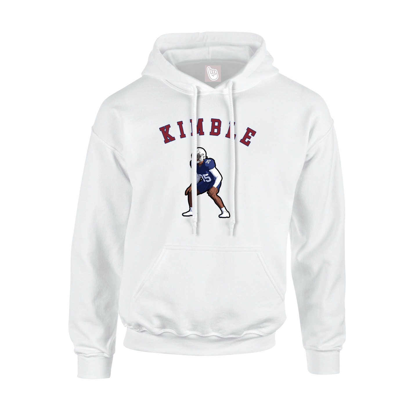 Hoodie — Shirsey Arch in White