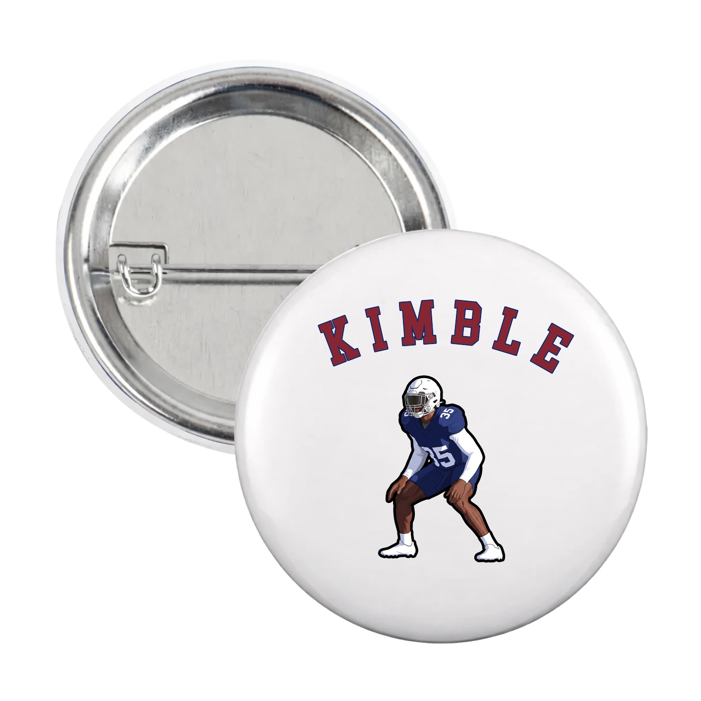 Game Day Button — Shirsey Arch in White