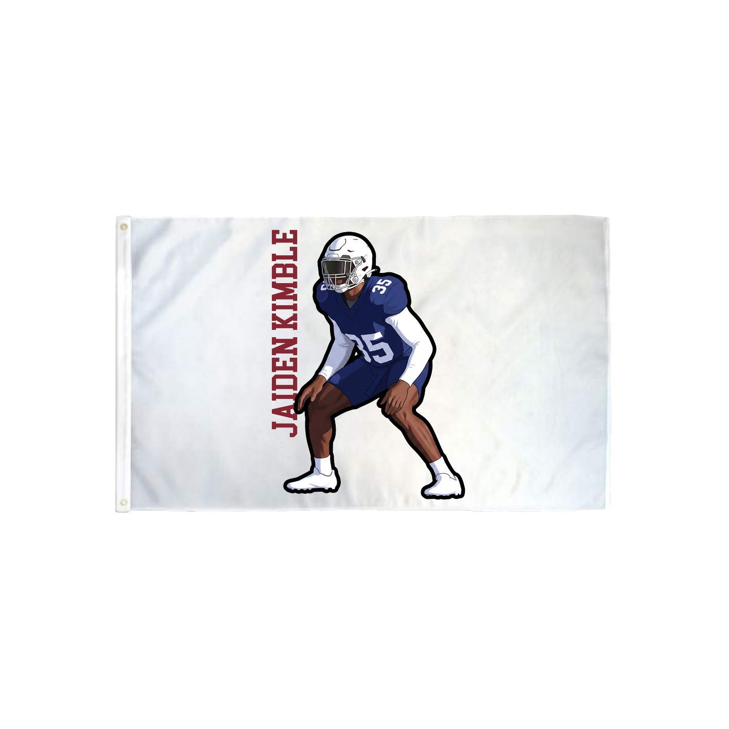 3x5 Flag — Name Vertical in Classic