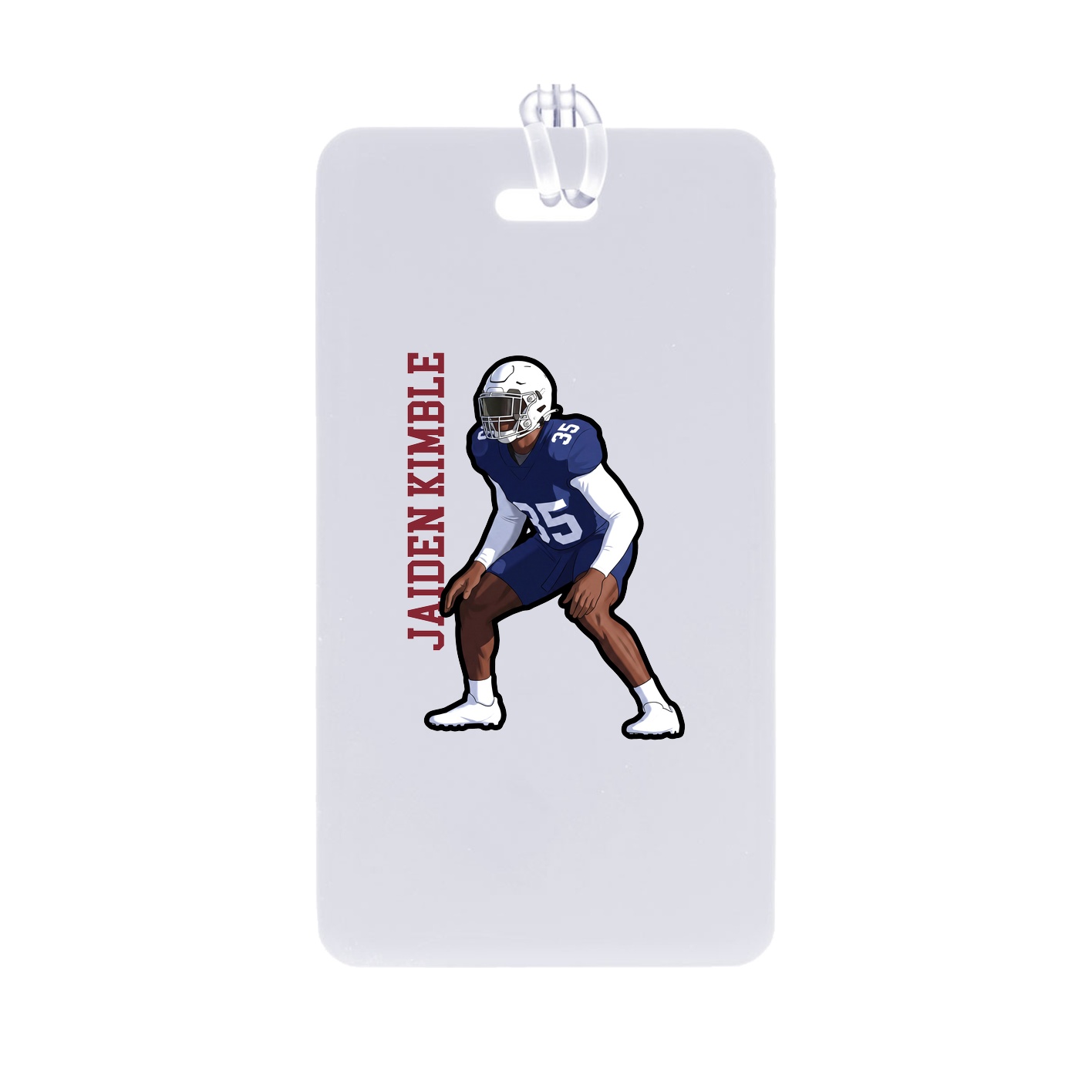 Bag Tag — Name Vertical in Classic
