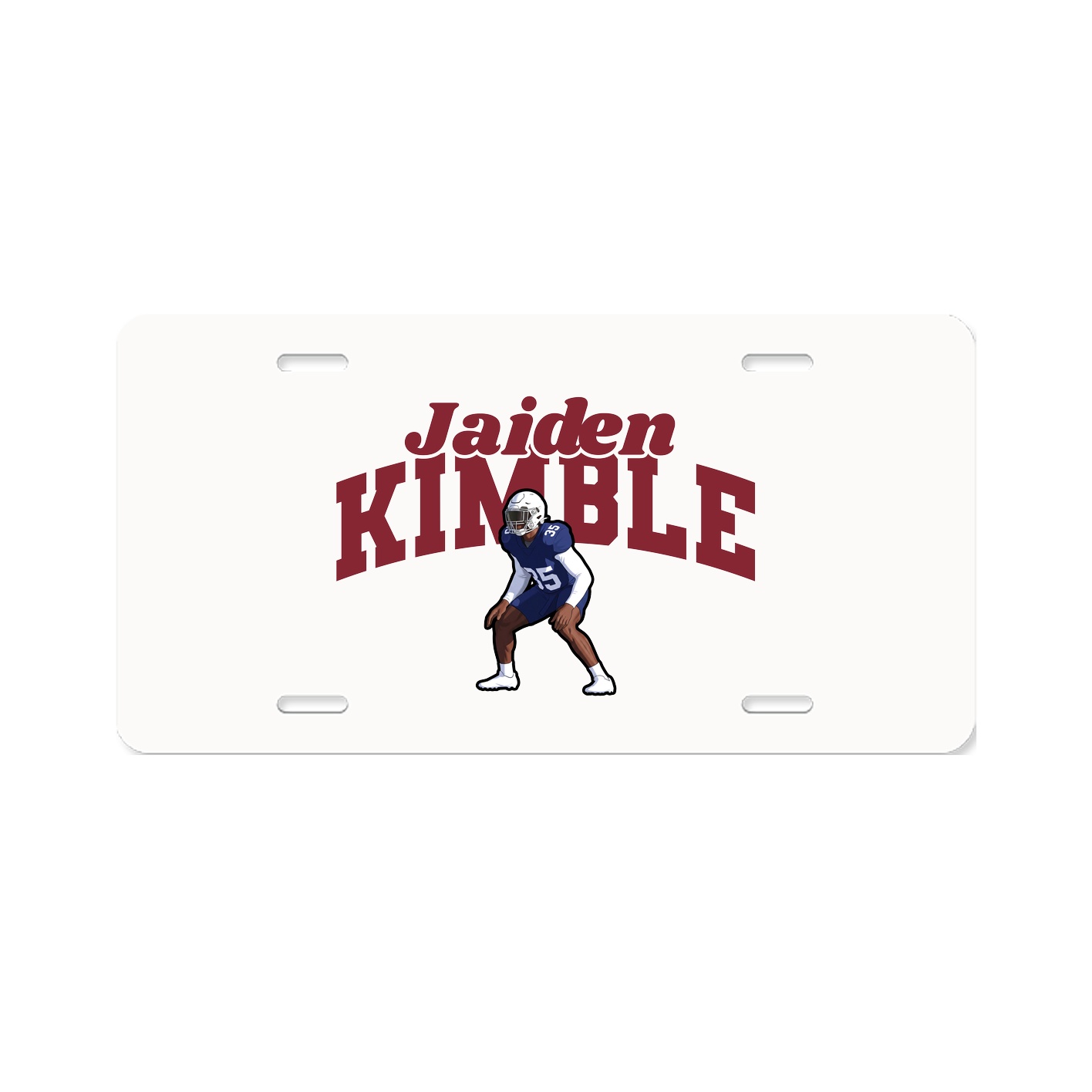License Plate — Signature Arch in Classic