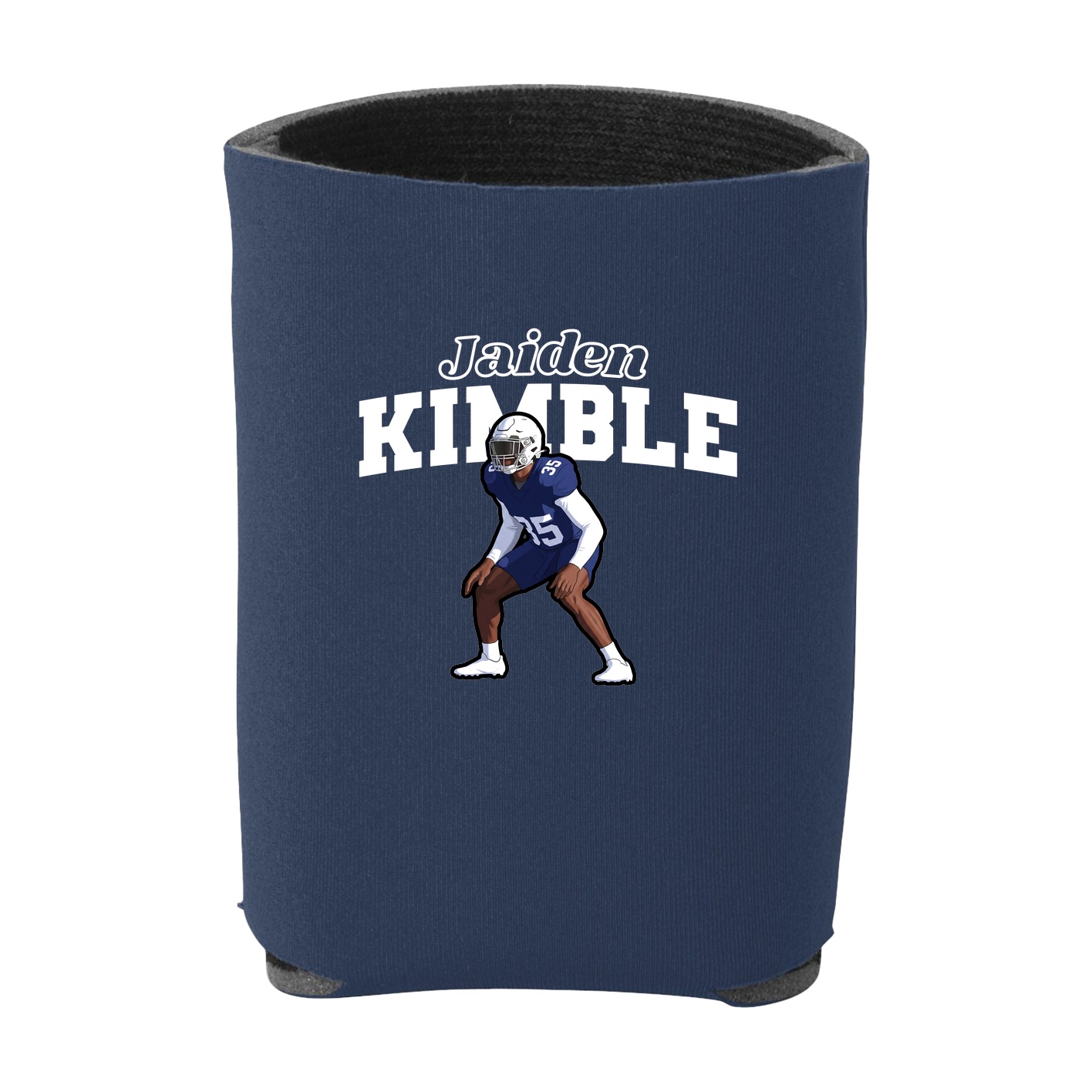 Can Holder — Name Arch in Navy