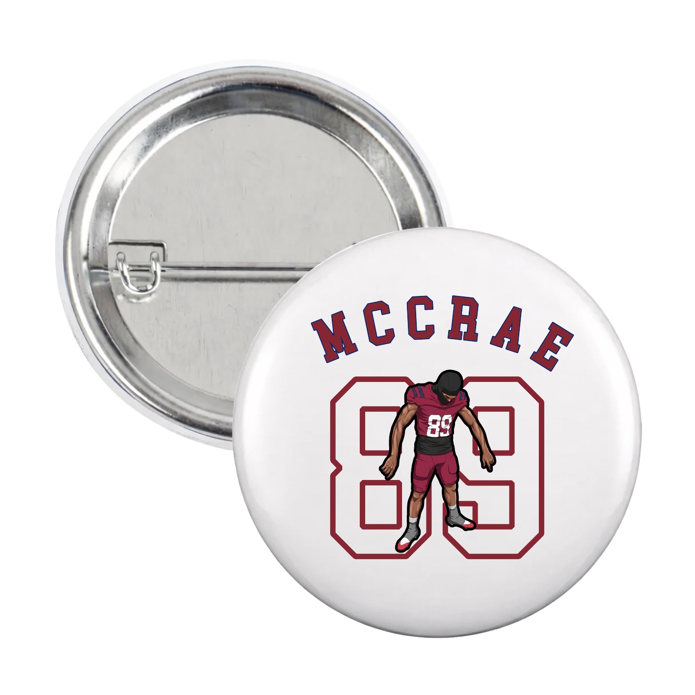 Game Day Button — Shirsey Arch in White