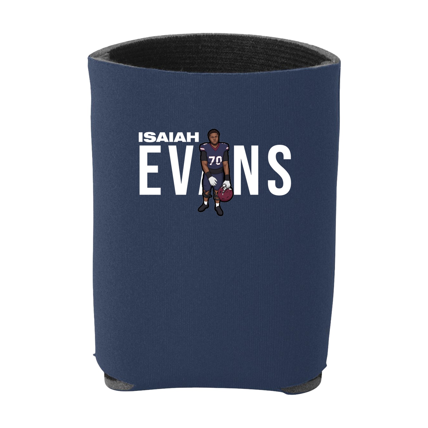 Can Holder — Player Name in Navy