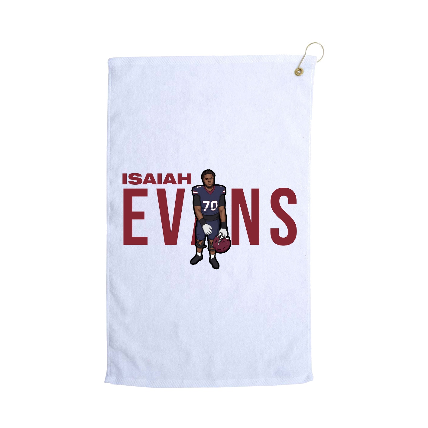 Golf Towel — Player Name in White