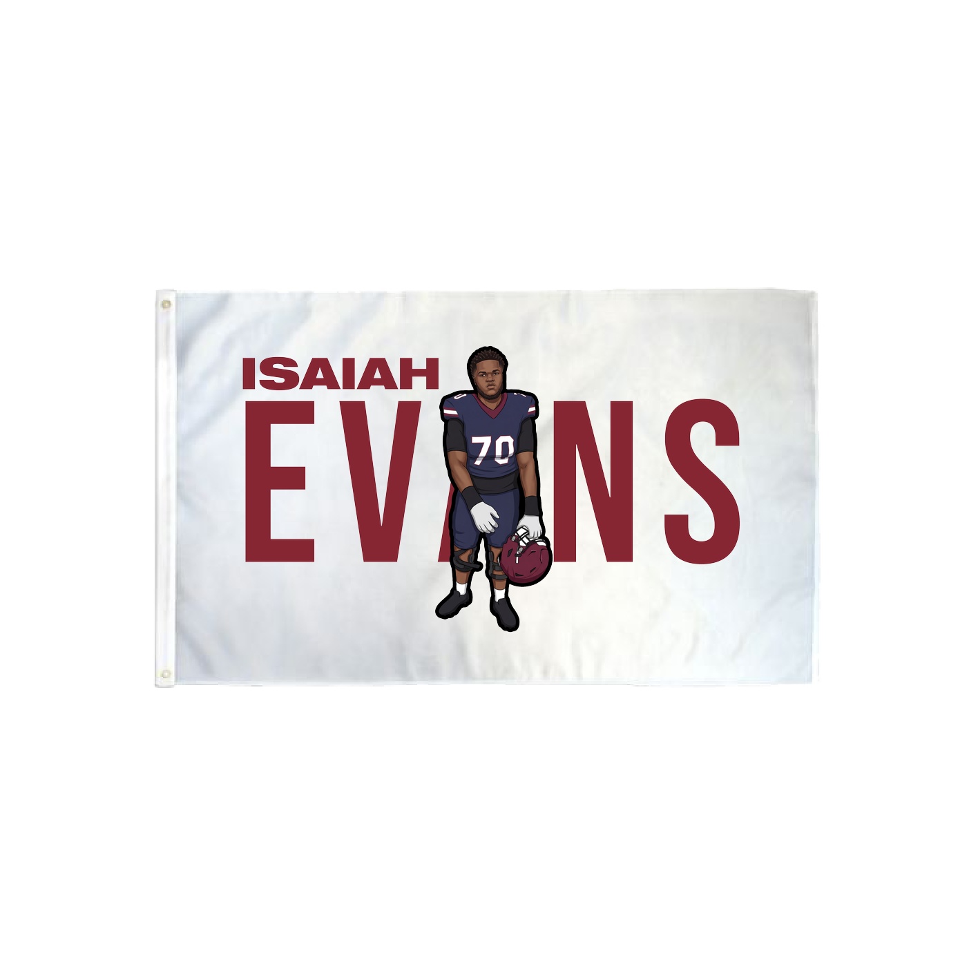 3x5 Flag — Player Name in Classic