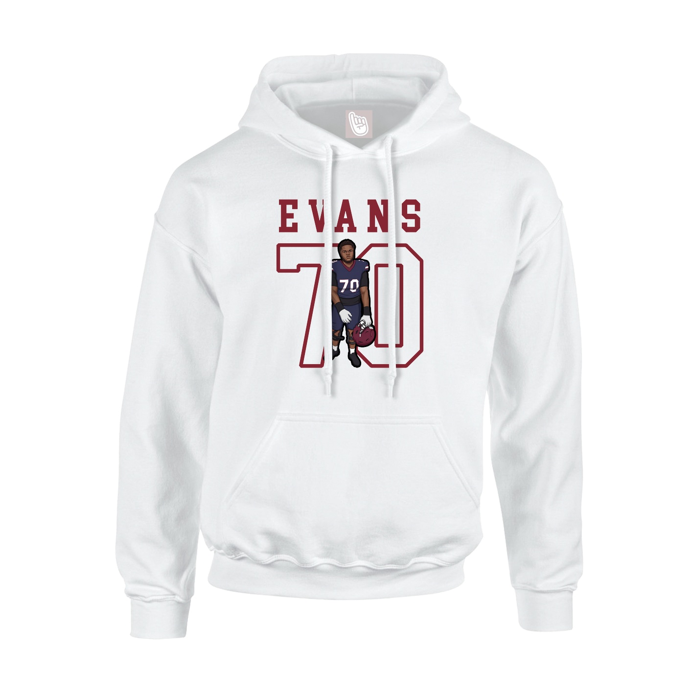 Youth Hoodie — Shirsey in White