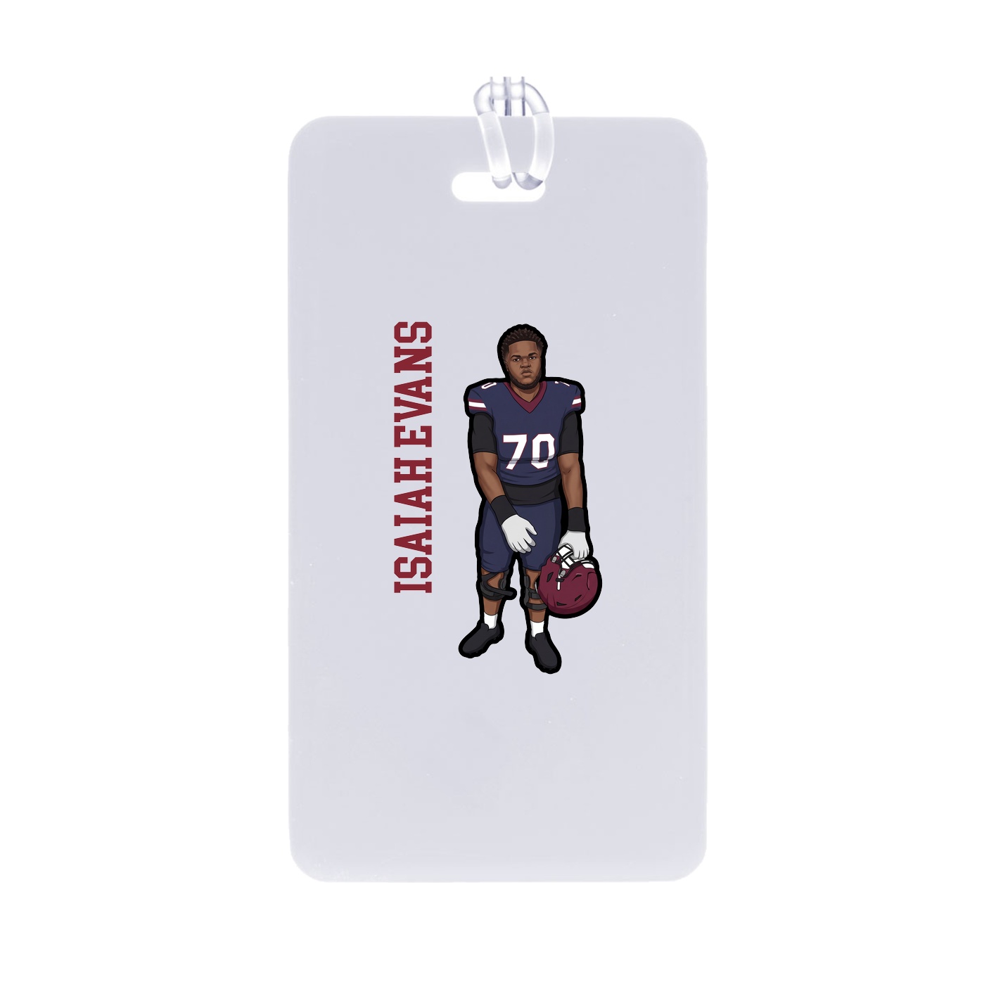 Bag Tag — Name Vertical in Classic