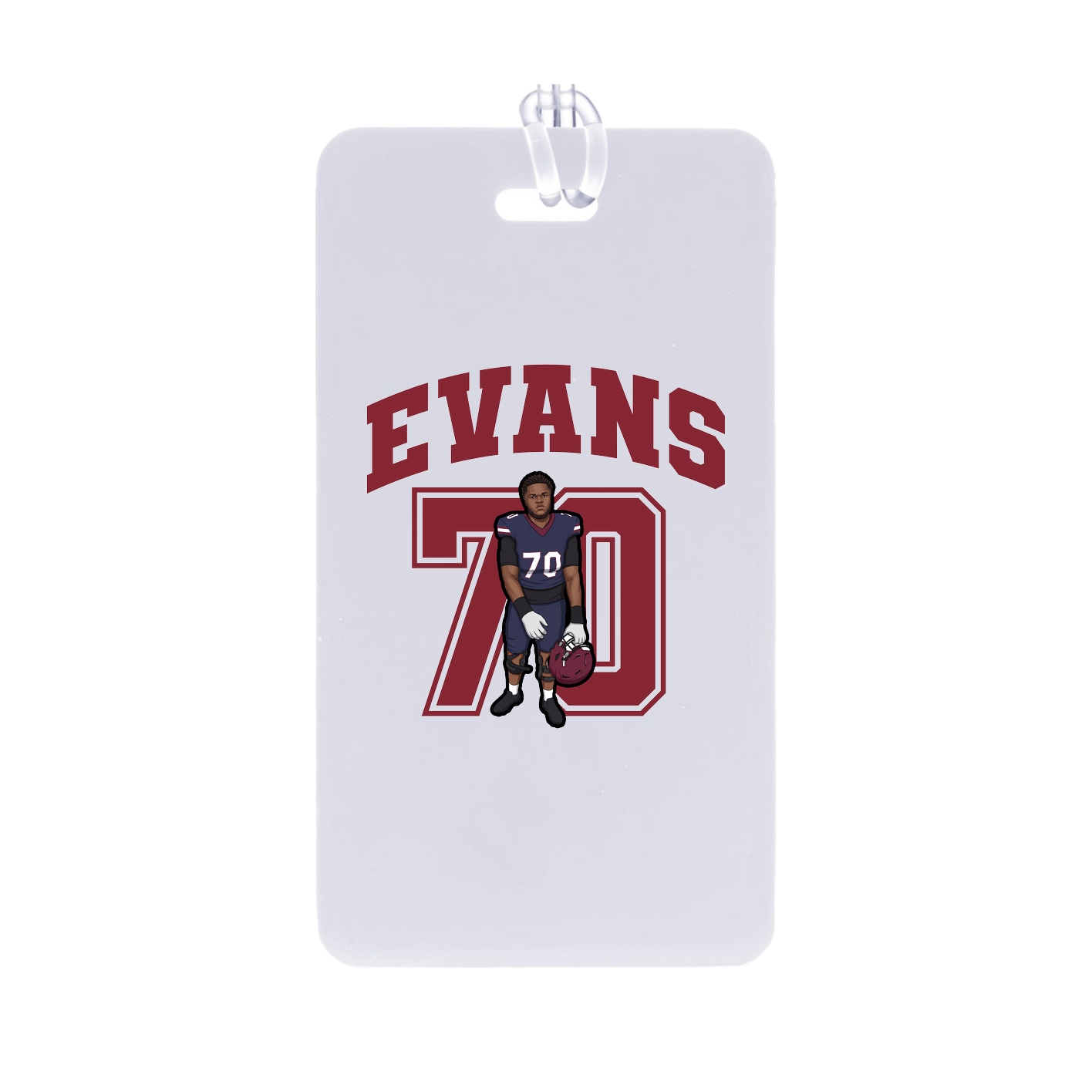 Bag Tag — Number in Classic